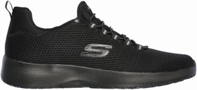 Dual Layer Foam Skechers Dynamight Mens Training Shoes - Black