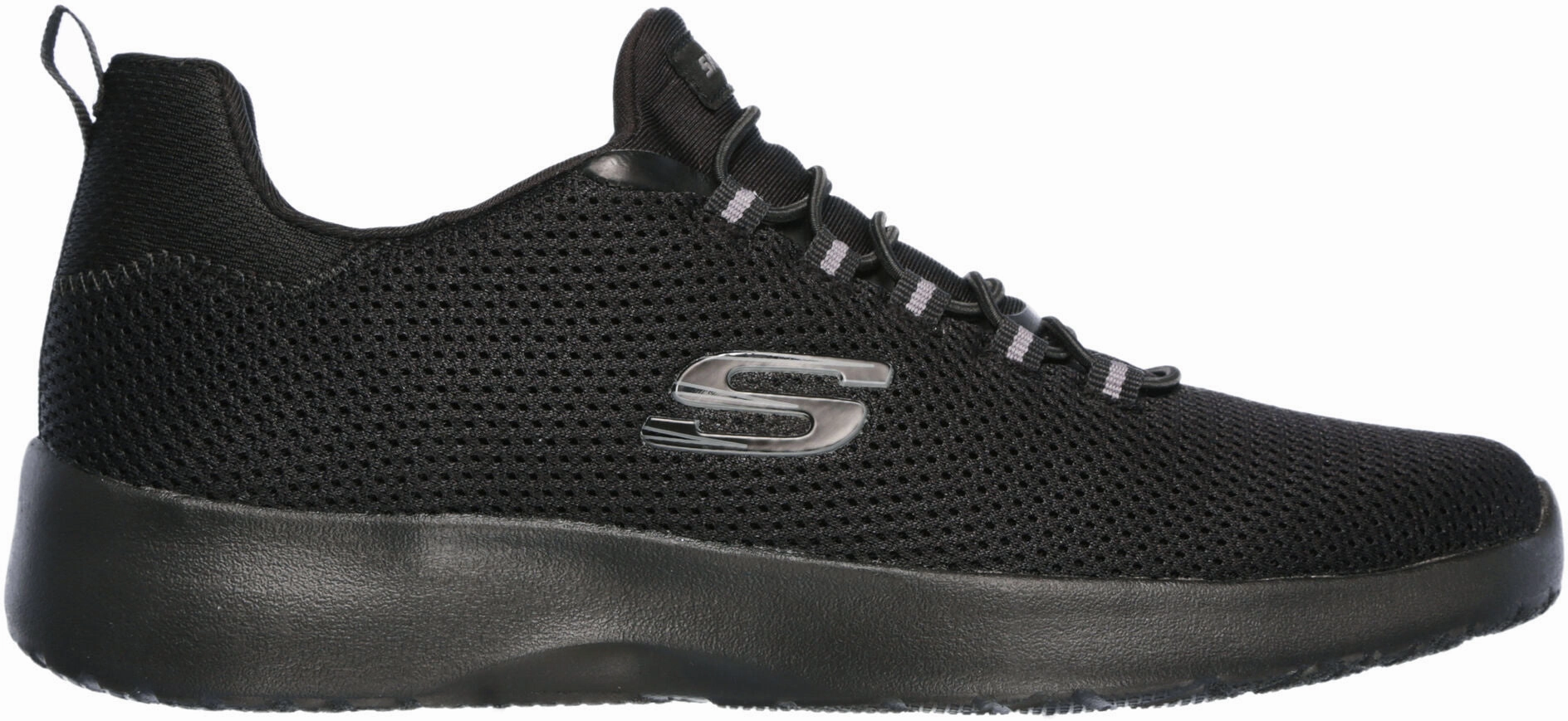 Minimal Design Steady Steps Skechers Dynamight Mens Training Shoes - Black