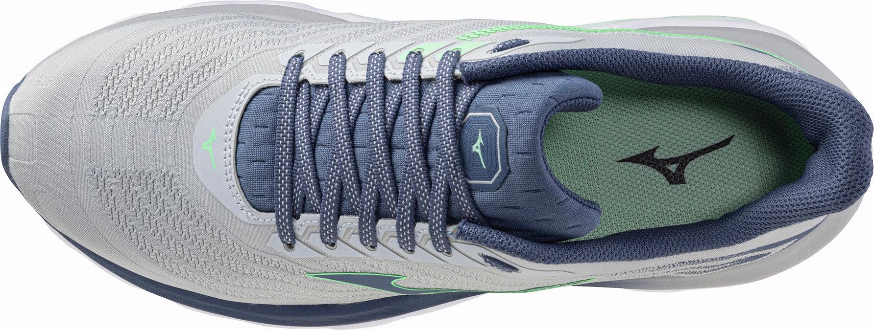 Mizuno Wave Horizon 8 Mens Running Shoes - Grey easy - clean shoes