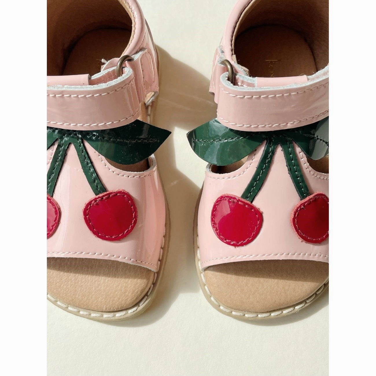 Konges Sl?jd Cherry Sandals Rose Machine Washable Fabric
