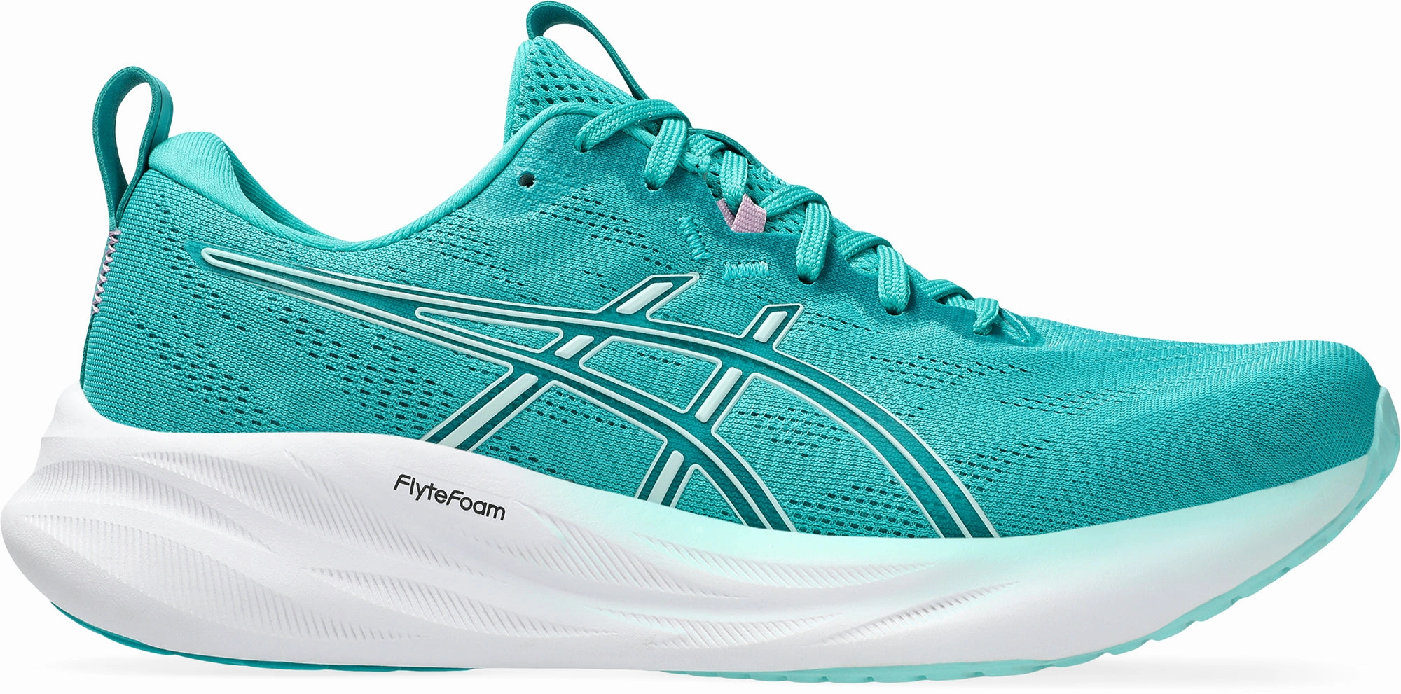 Bouncy Responsive Foam Asics Gel Pulse 16 Womens Running Shoes - Green