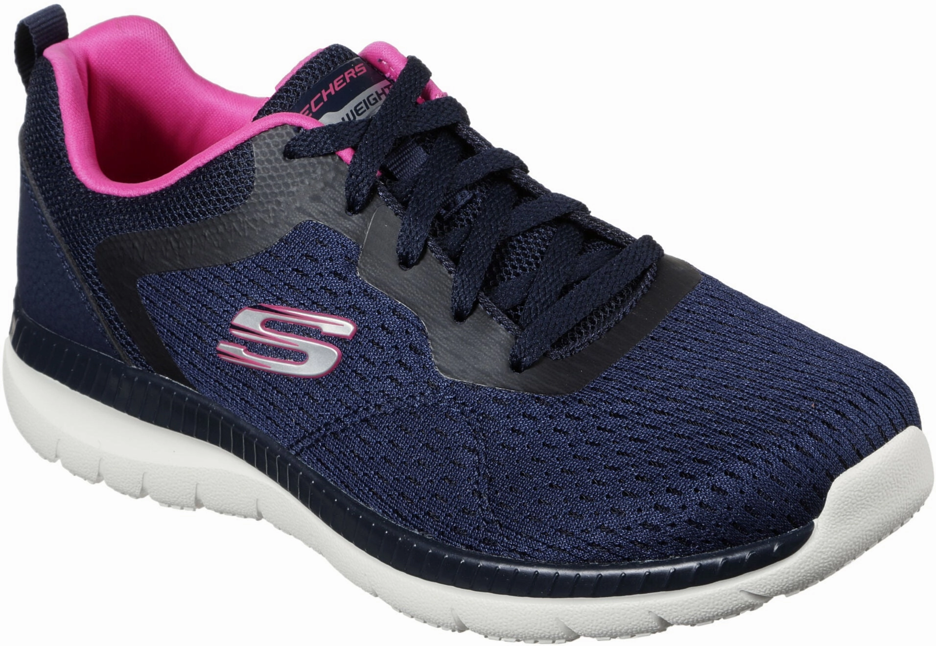Skechers Bountiful Womens Training Shoes - Navy clean look Simple Aesthetic