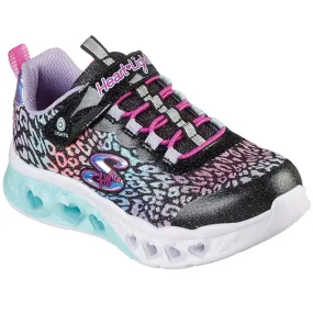 Ergo Design Urban Trend Skechers S-Lights Flutter Heart Lights Black Multi