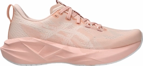 speed - oriented shoe goal Asics NovaBlast 5 Womens Running Shoes - Pink