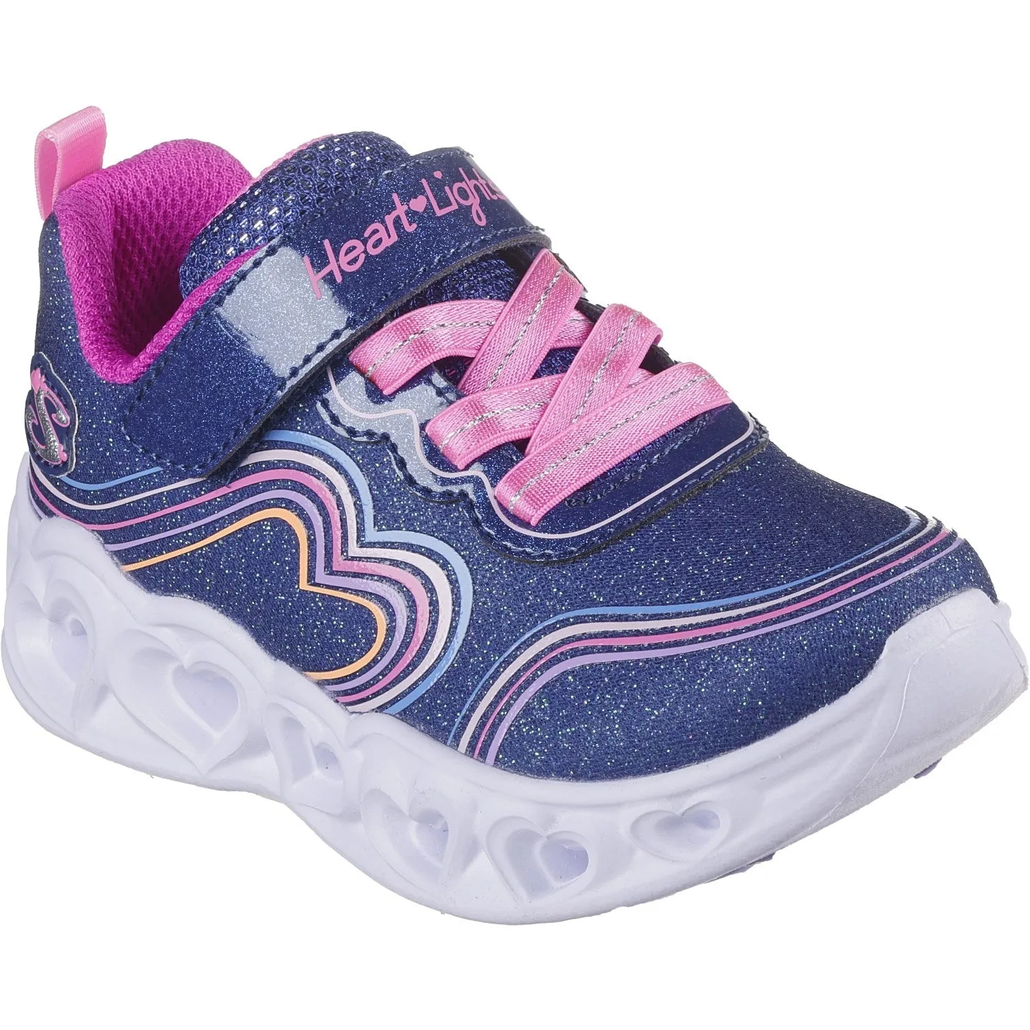 Skechers Heart Lights - Retro Hearts Sneakers Comfort Fit Upper Walking Focus
