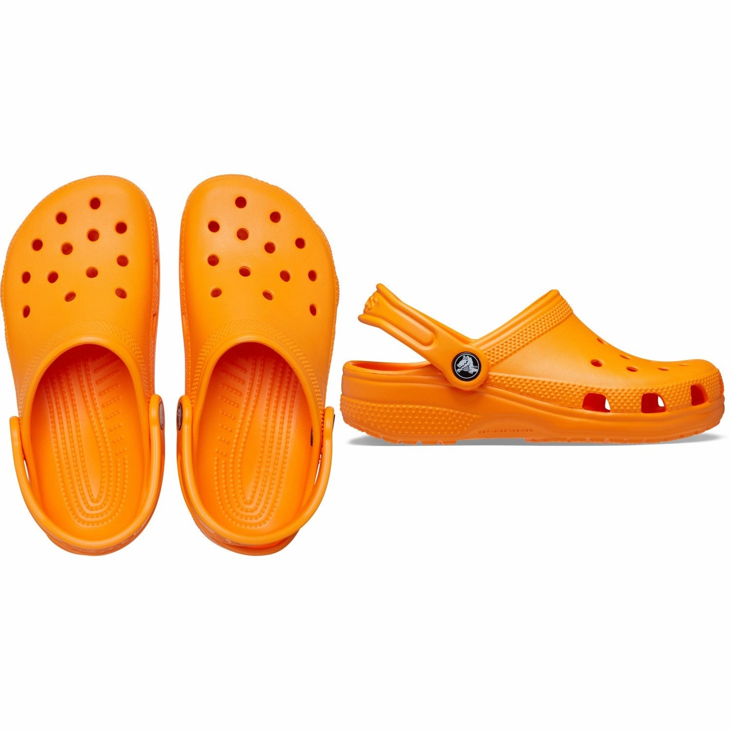Step Friendly Footwear for Summer Crocs Orange Zing Classic Clog