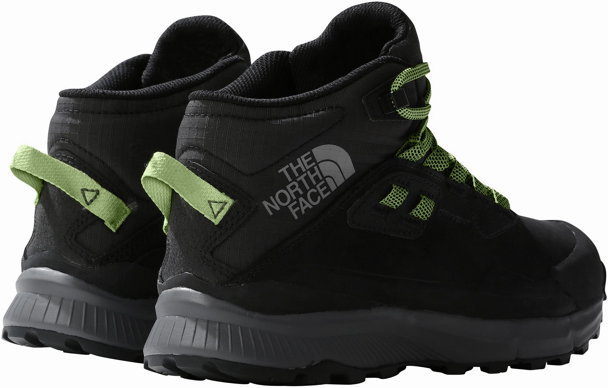 pastel colors material The North Face Cragstone Leather Mid Waterproof Womens Walking Boots - Black