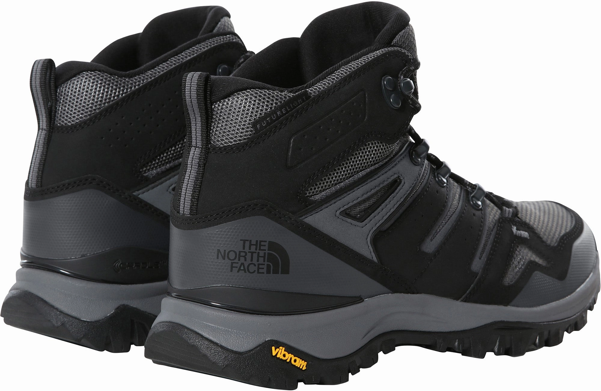 EVA sole for indoor use The North Face Hedgehog Mid FutureLight Mens Walking Boots - Black
