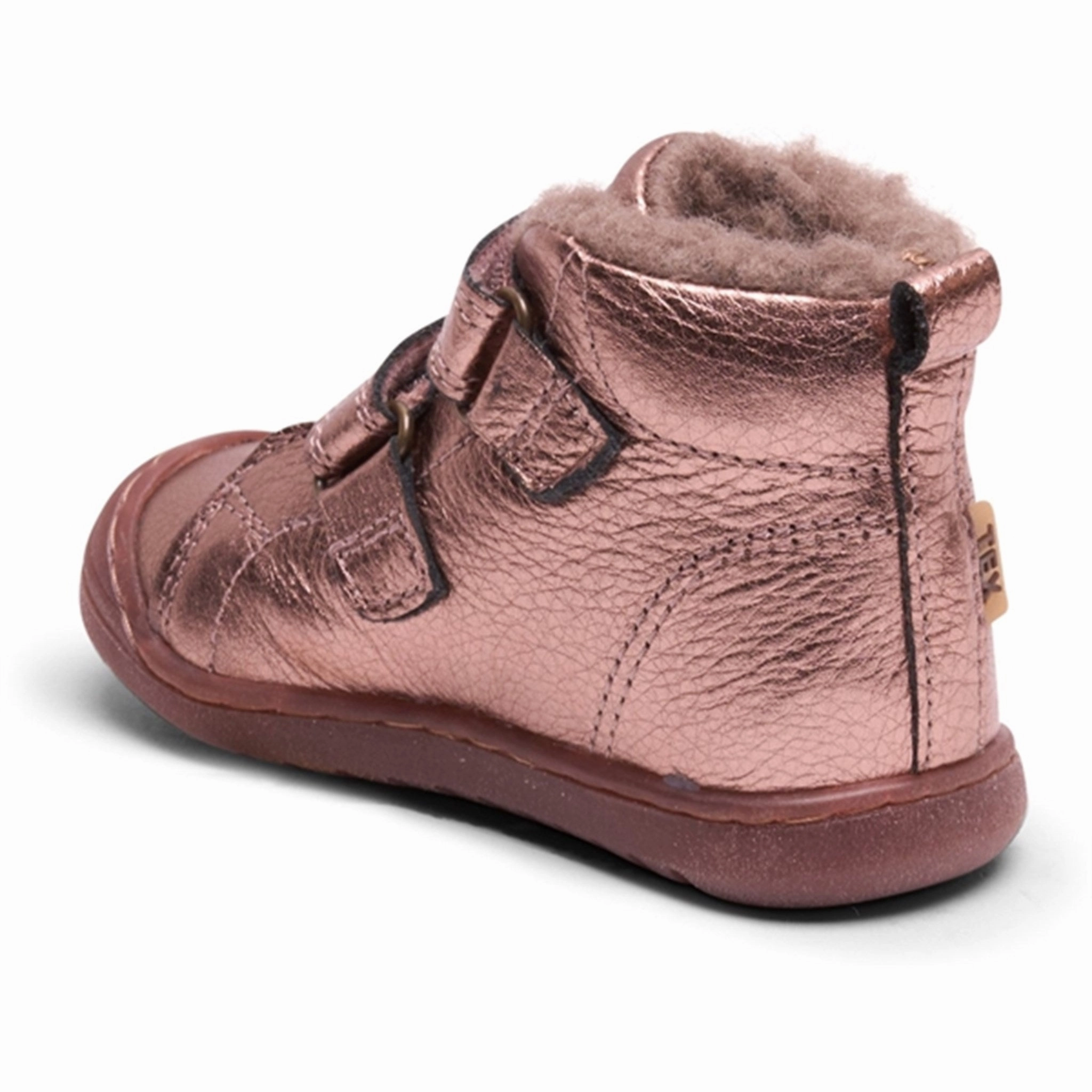 Coffee Shop Bisgaard Rudi V Tex Shoes Rose Gold Metallic