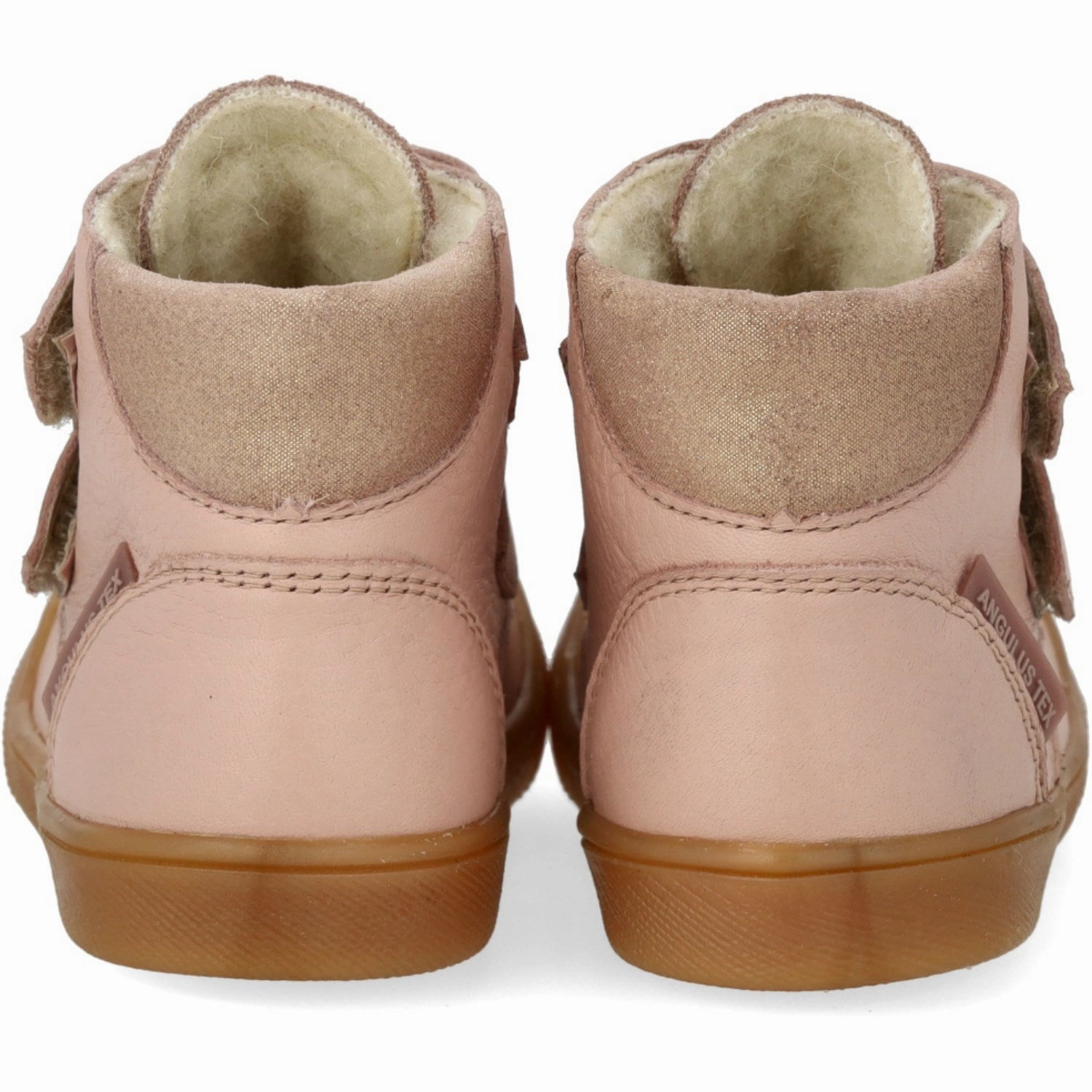 Fur Trim Model Angulus Rosebud/Rose Glitter Child's first TEX Winter Boot