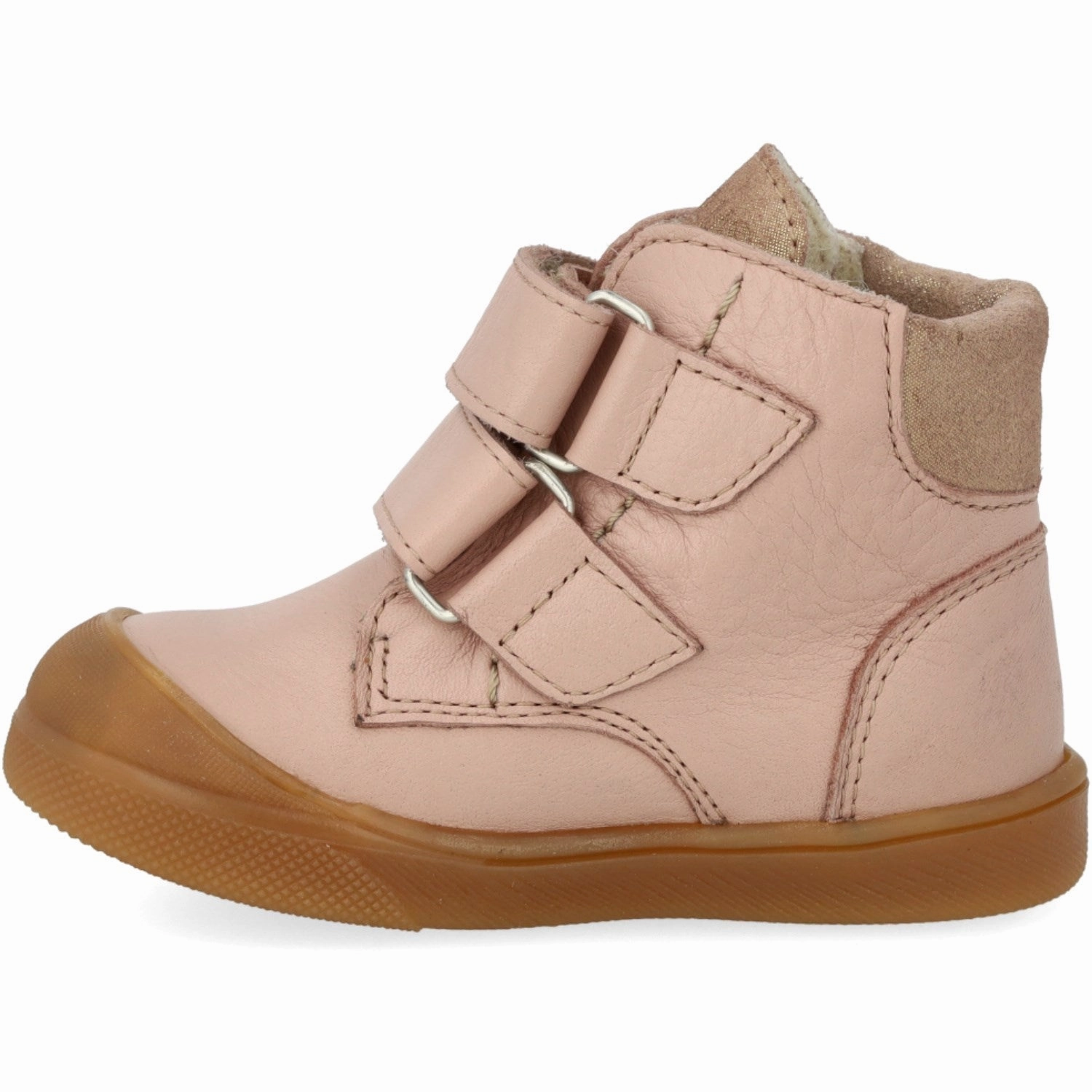 Flexible Comfort Comfortable backstay Angulus Rosebud/Rose Glitter Child's first TEX Winter Boot