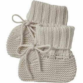 FUB Ecru Baby Boots Futter Non Slip Tread