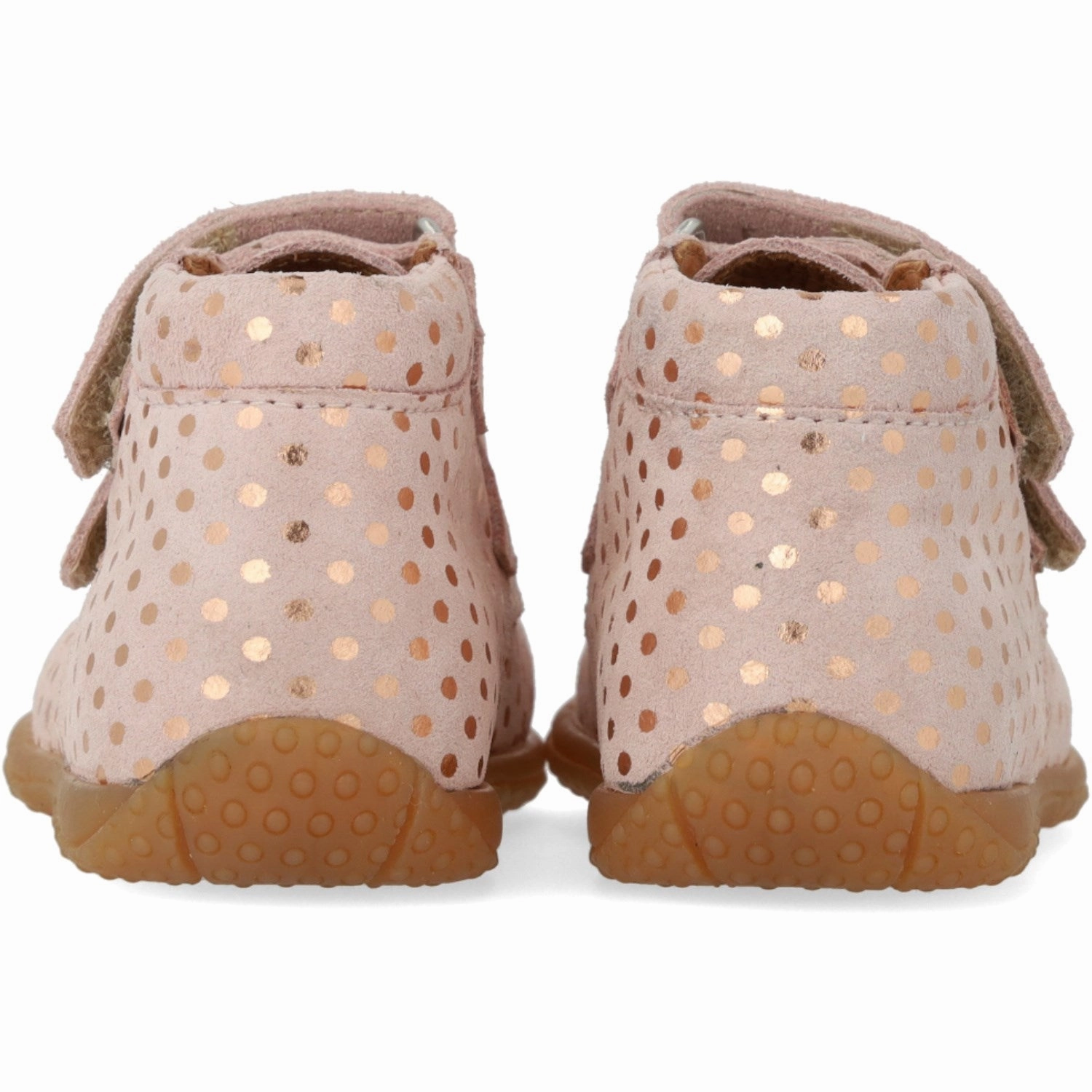 Simple Layers Anti   Static Angulus Rose Copper Dots Child's First Shoe