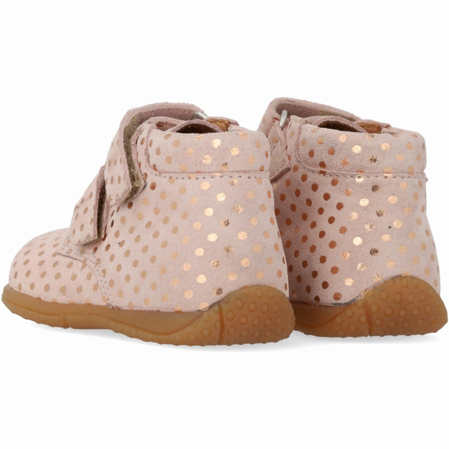 Angulus Rose Copper Dots Child's First Shoe Core Design