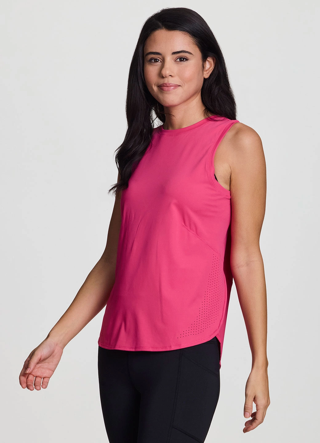 slim fit Minimalist Styling To The Core Laser Tank