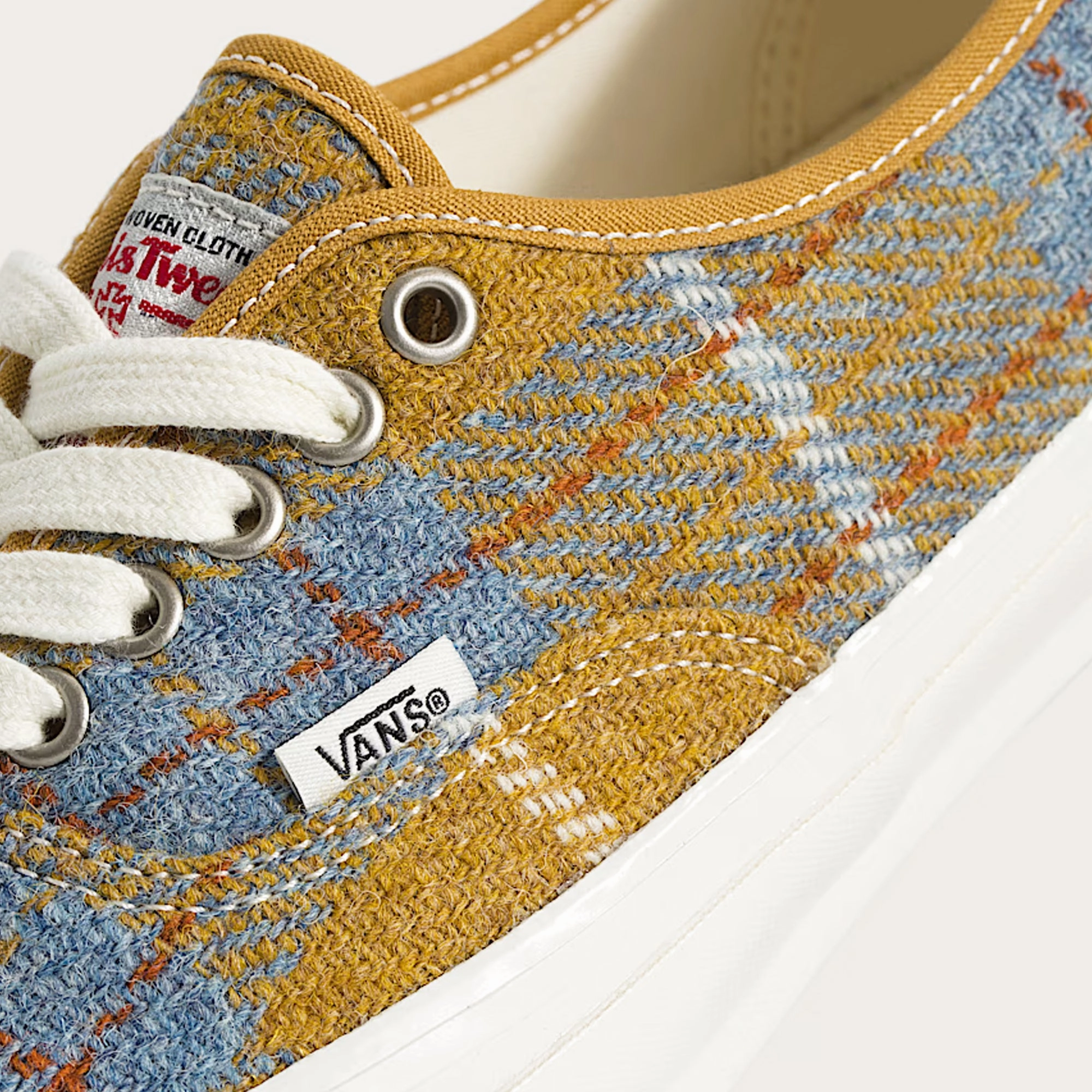 Van Mens LX Authentic 44 Harris Tweed Shoes Seam Free Construction