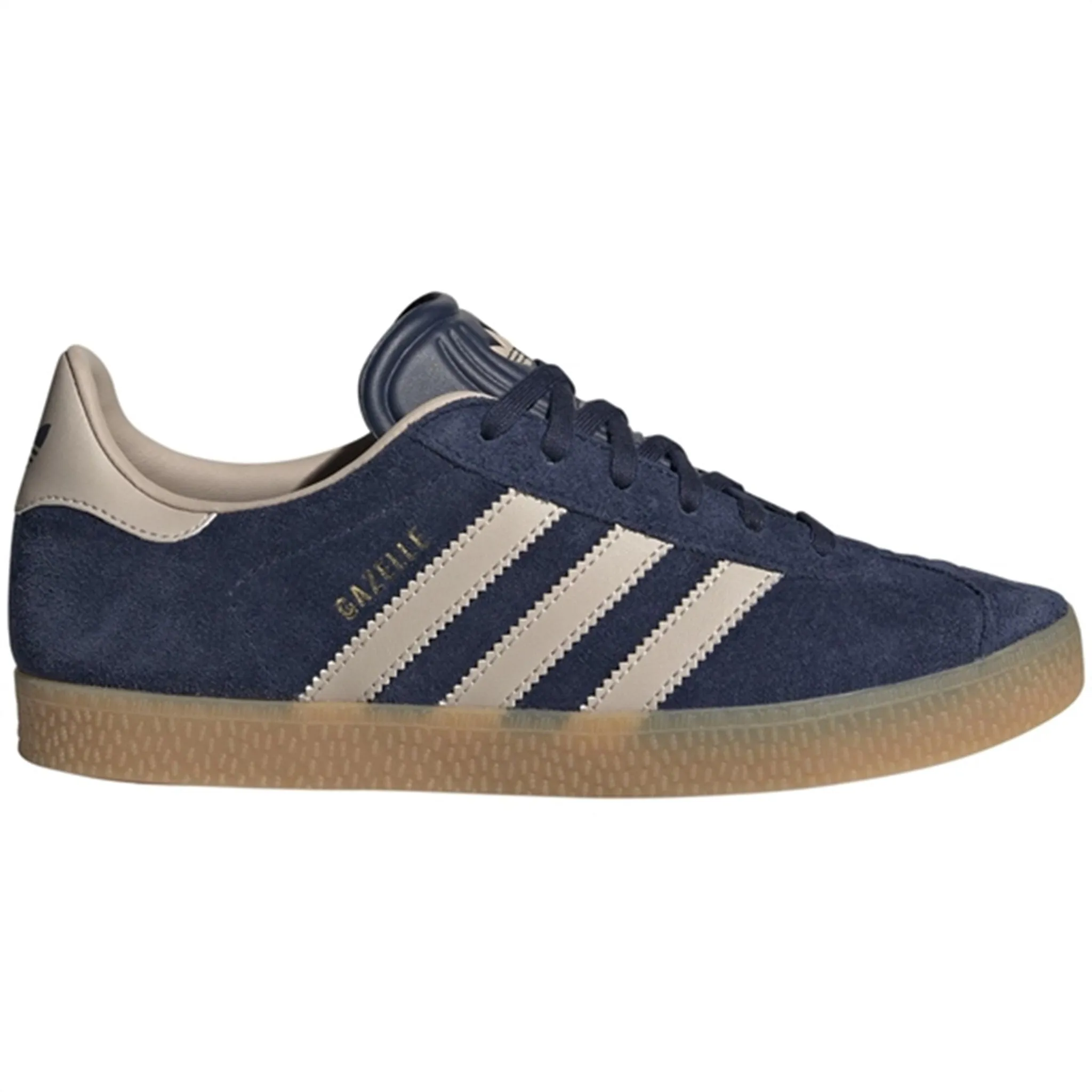 adidas Originals GAZELLE J Sneakers Night Indigo / Wonder Taupe / Gum Synthetic Upper Articulated Flex Grooves