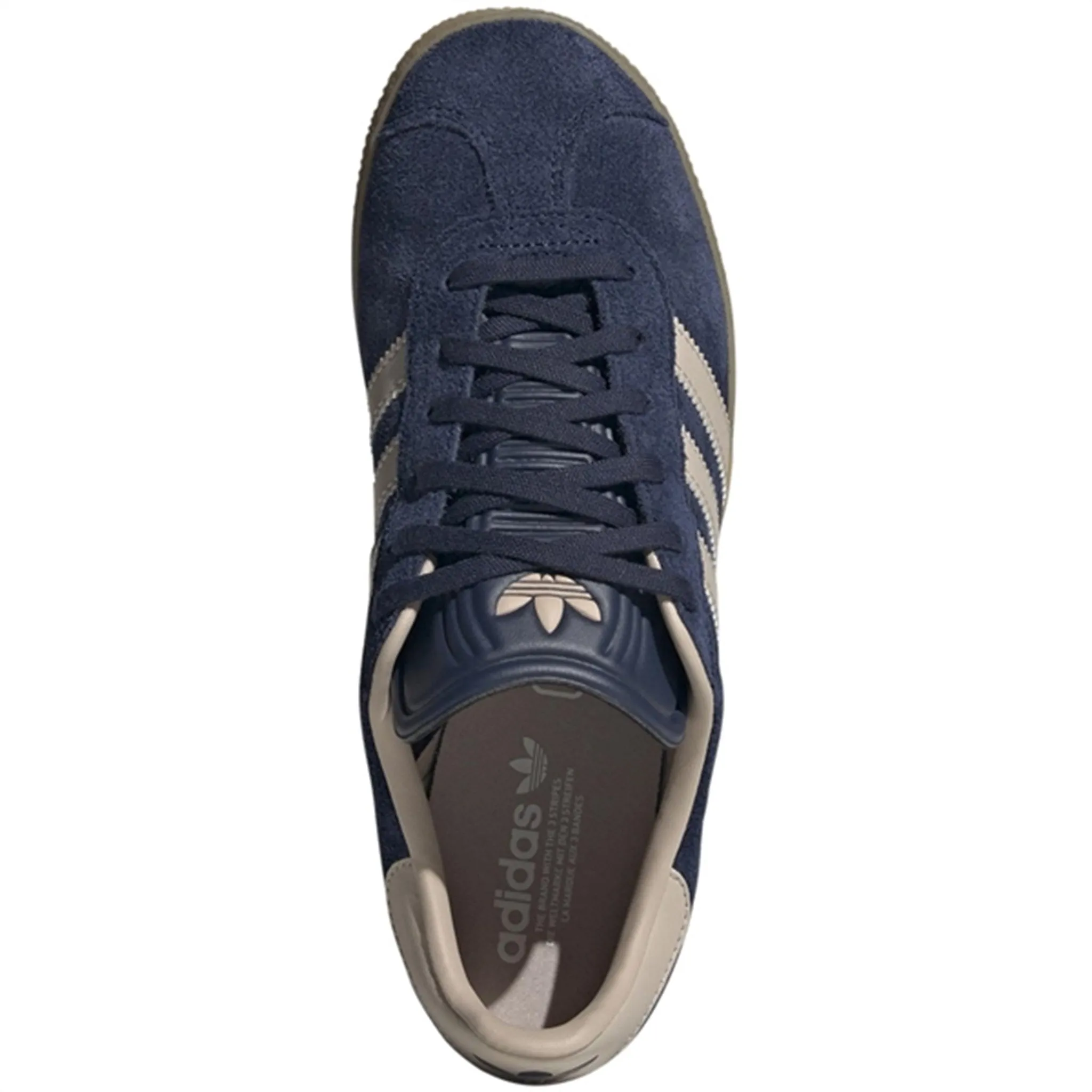 adidas Originals GAZELLE J Sneakers Night Indigo / Wonder Taupe / Gum Hyperelastic Response Anatomical Toe Box