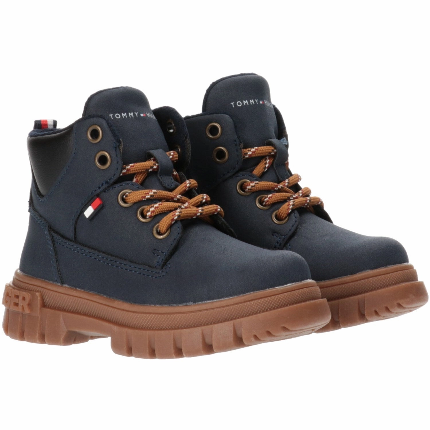 Eco Material Outdoor Explorer Arctic Cold Tommy Hilfiger Blue Lace-Up Bootie