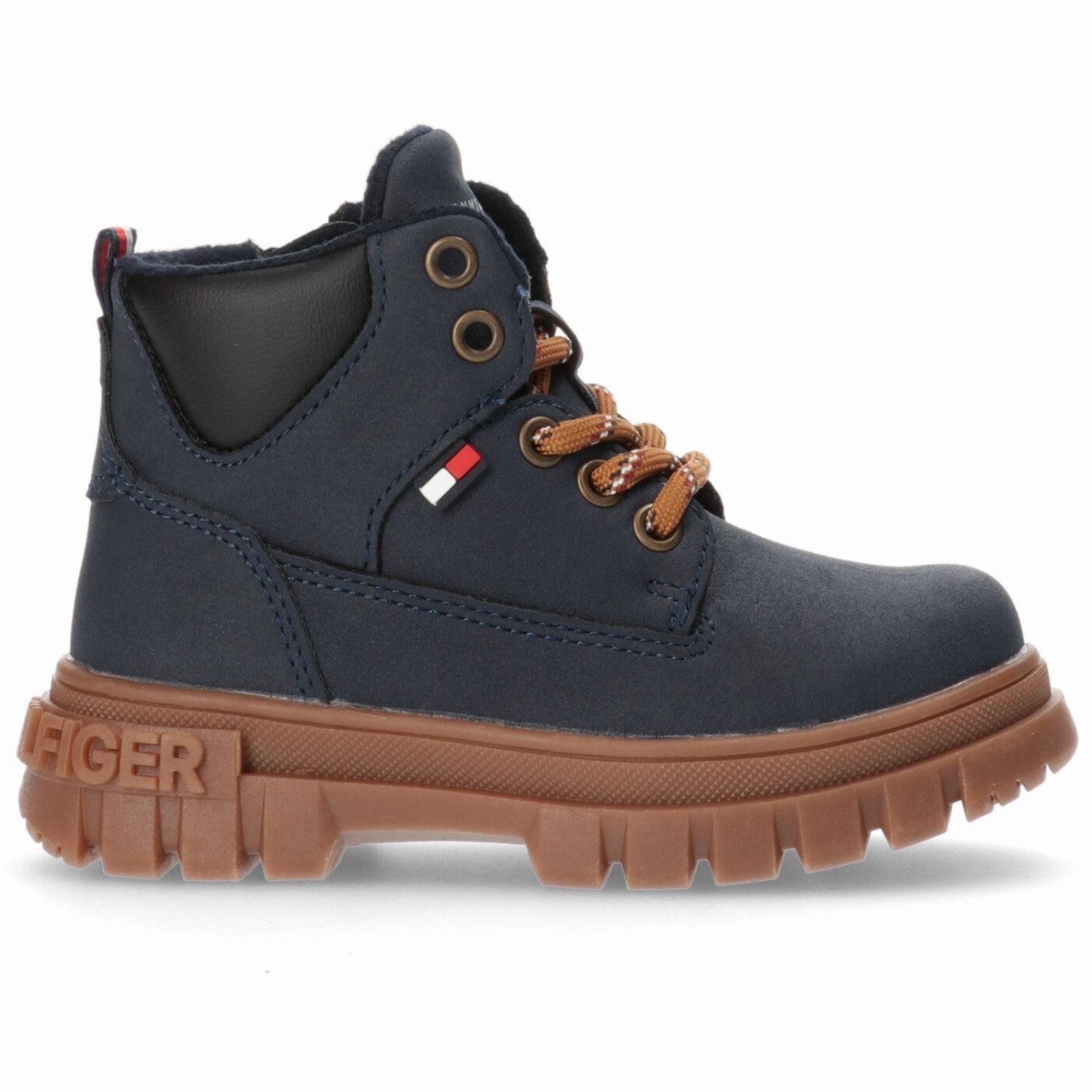 Tommy Hilfiger Blue Lace-Up Bootie Wear resistant Quick Drying Remote Hiking