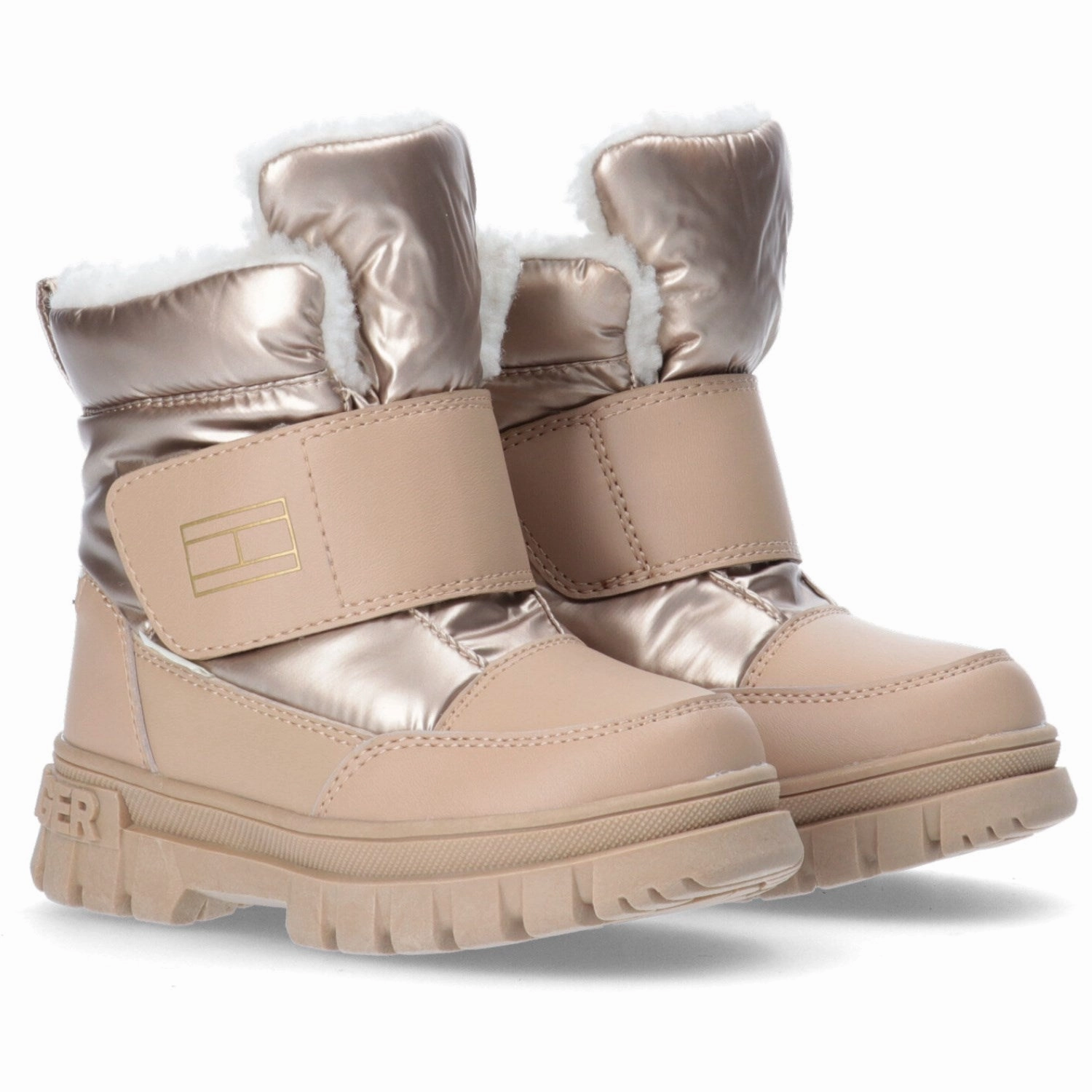 Tommy Hilfiger Bronze Fur Boot Subtle design