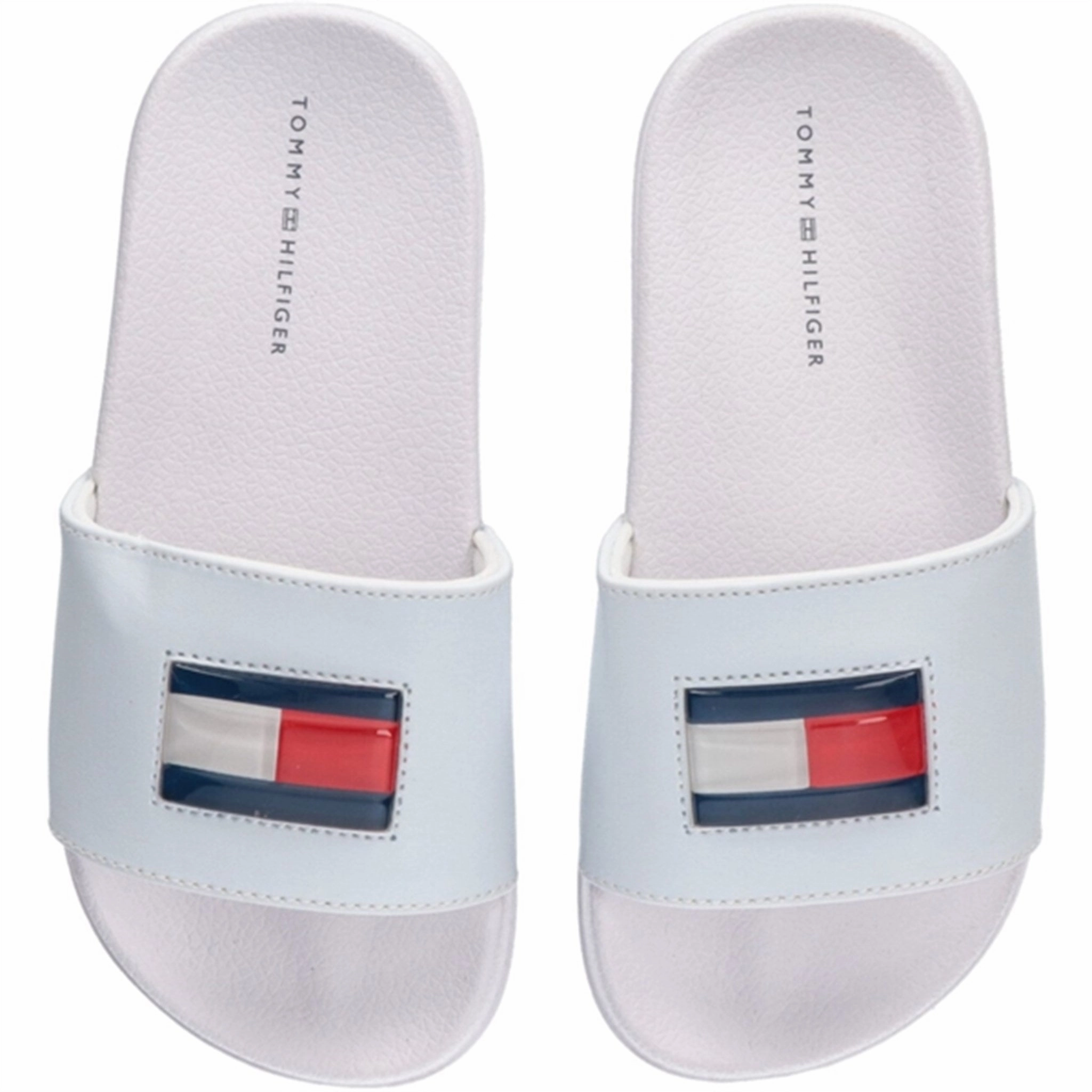 breathable materials Tommy Hilfiger Flag Pool Slide White