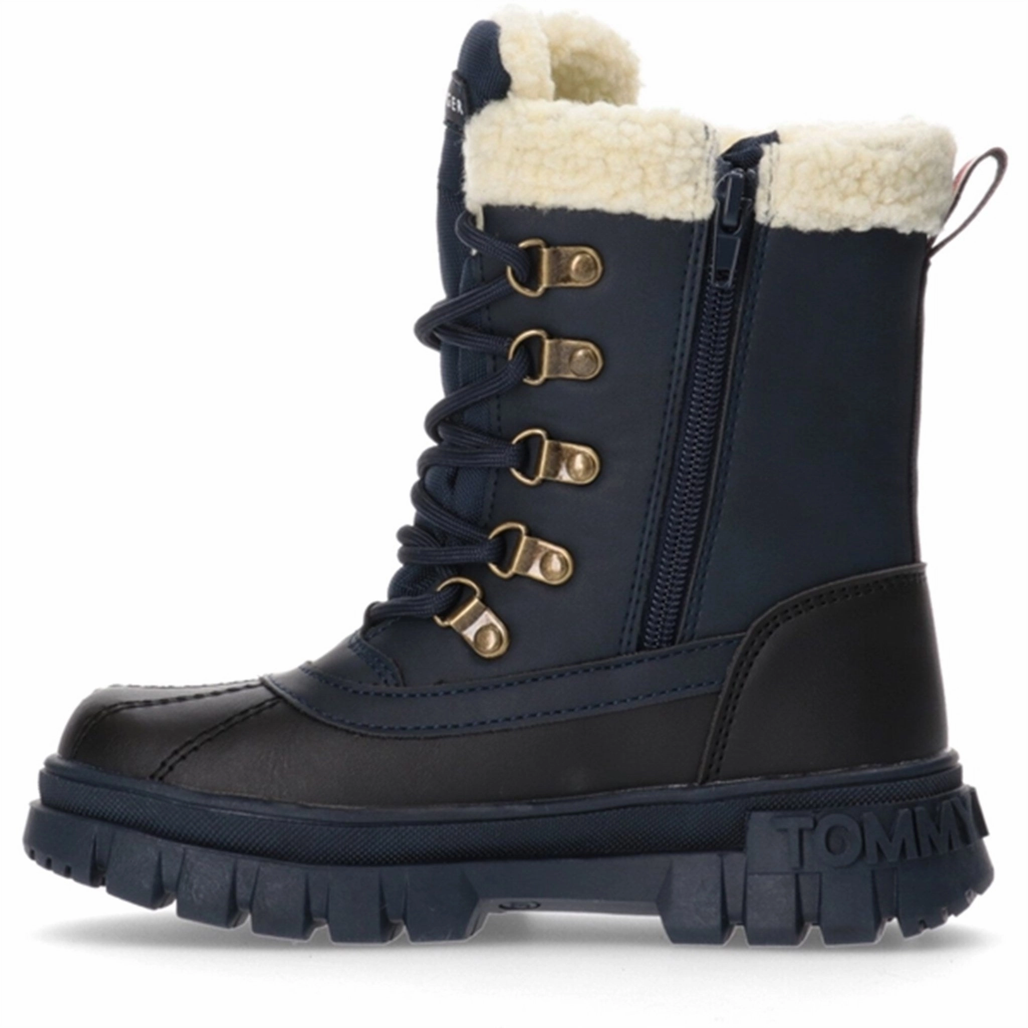 Tommy Hilfiger Lace-Up Bootie Blue Comfort Laces Long Wear Comfort