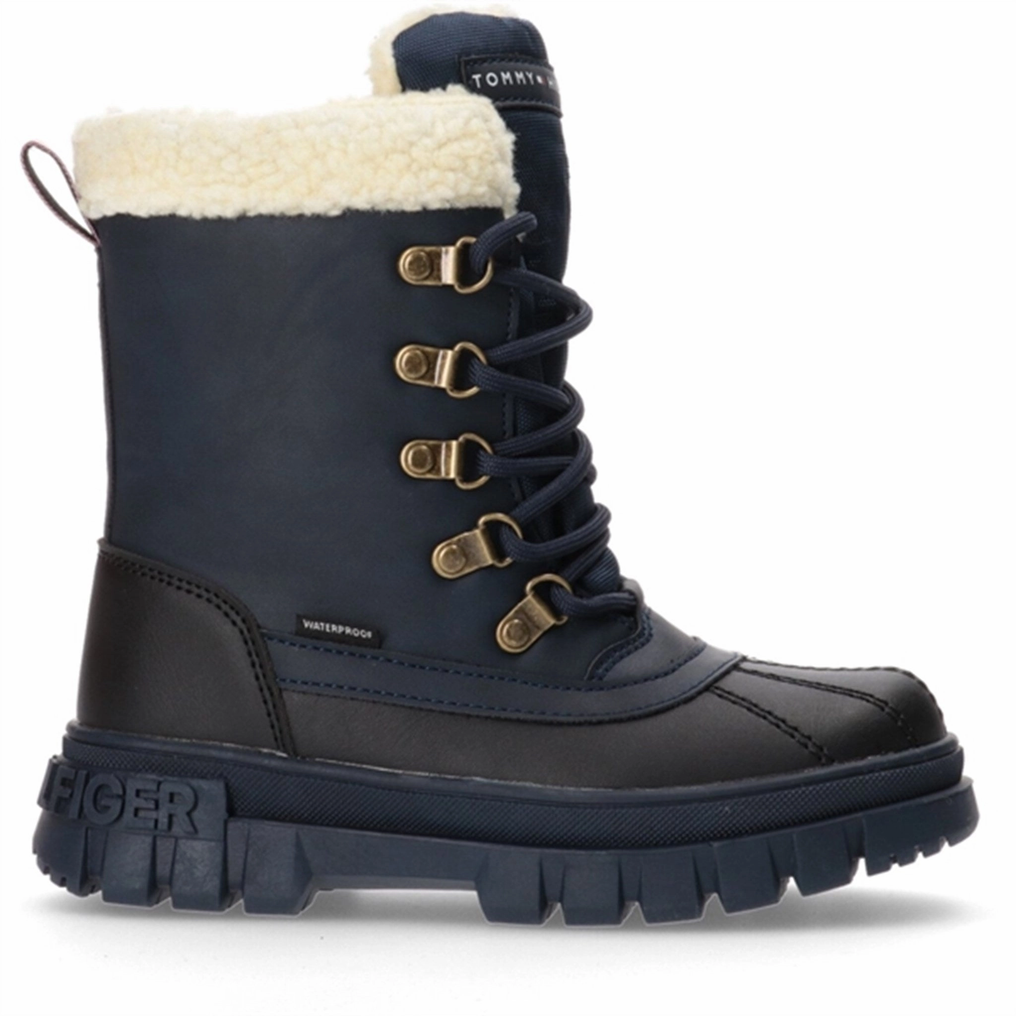 Tommy Hilfiger Lace-Up Bootie Blue Thermal Core Weekend Wanderer