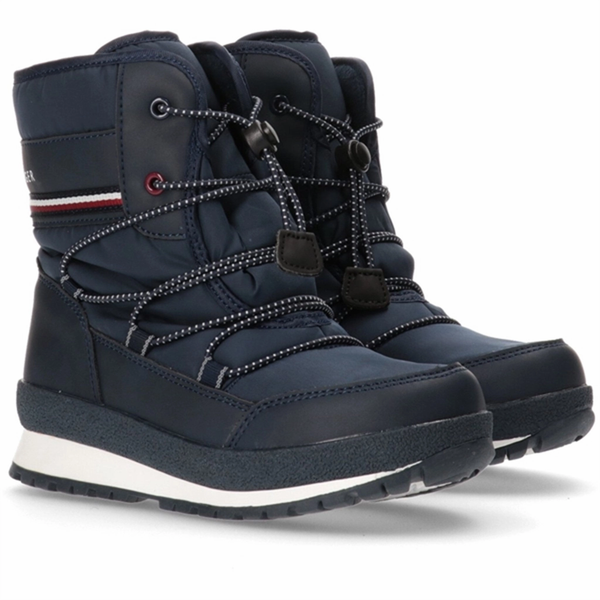 Tommy Hilfiger Snow Boot Blue/Red/White Enhanced grip Thermal Core City Walking