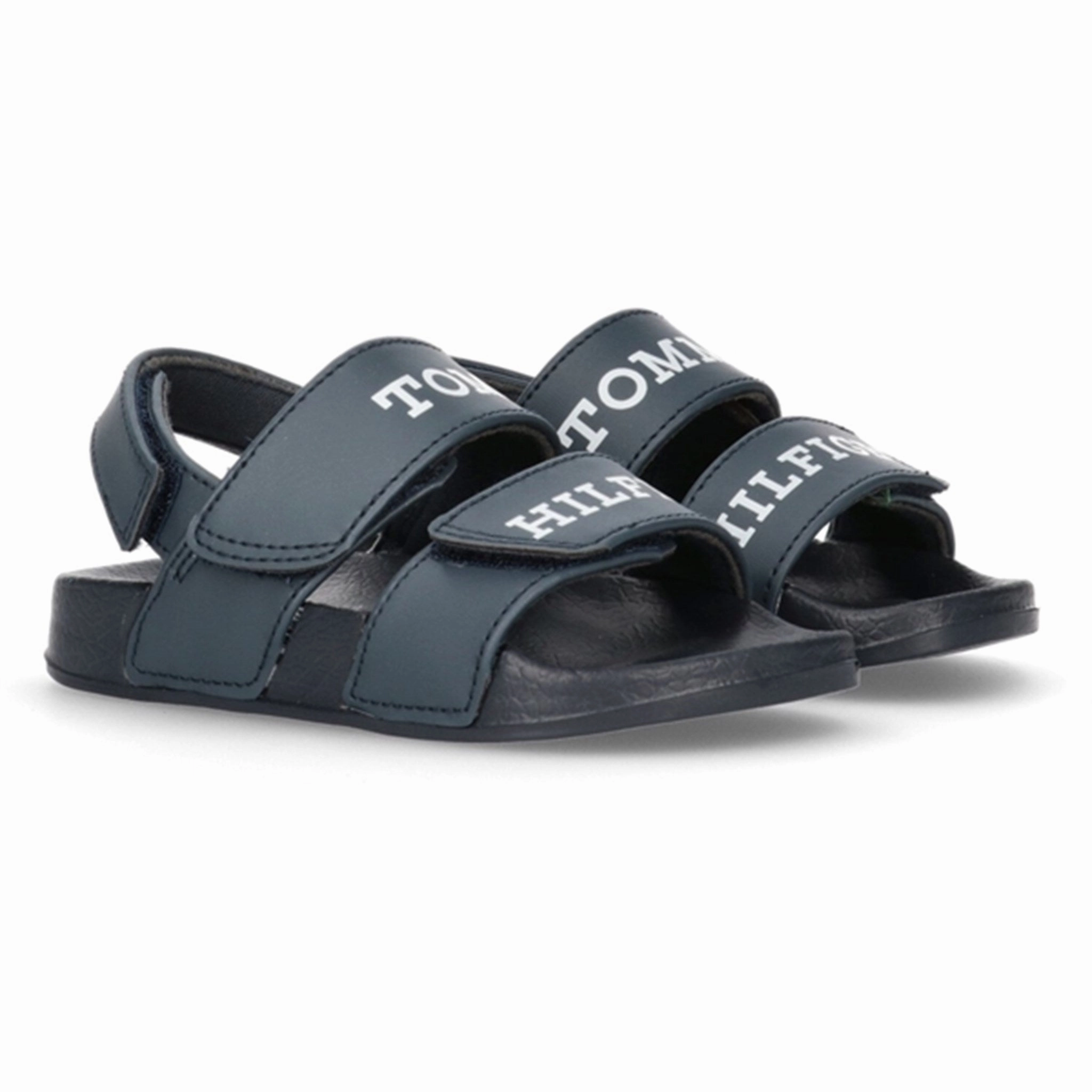 Tommy Hilfiger Velcro Sandal Blue Town Light Help Walk