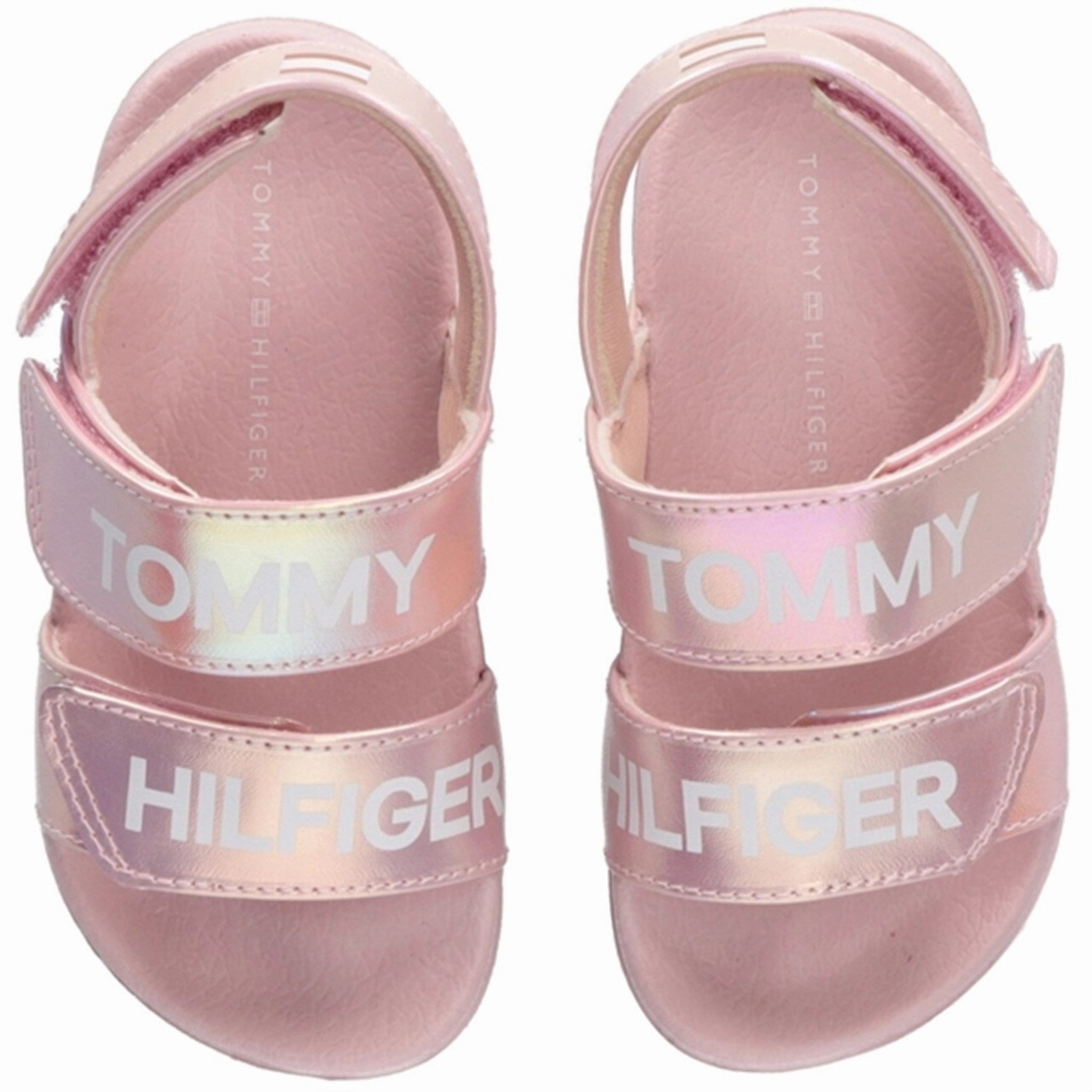 Tommy Hilfiger Velcro Sandal Pink Sea Glow Breathable Cushion