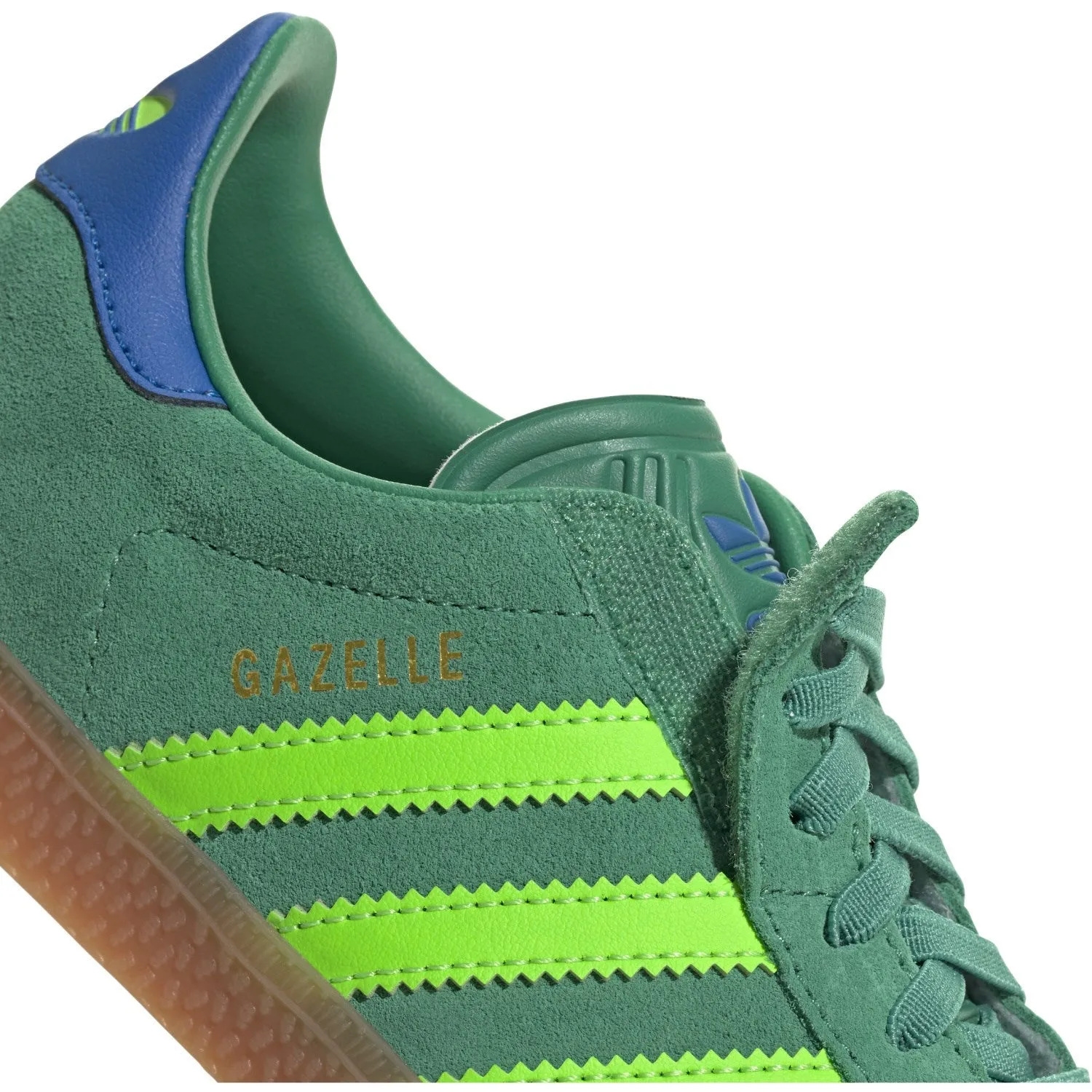 adidas Originals Semi Court Green/Solar Green/Bluebird Gazelle Cf El C Sneakers Trend-setting arch Flex Walk
