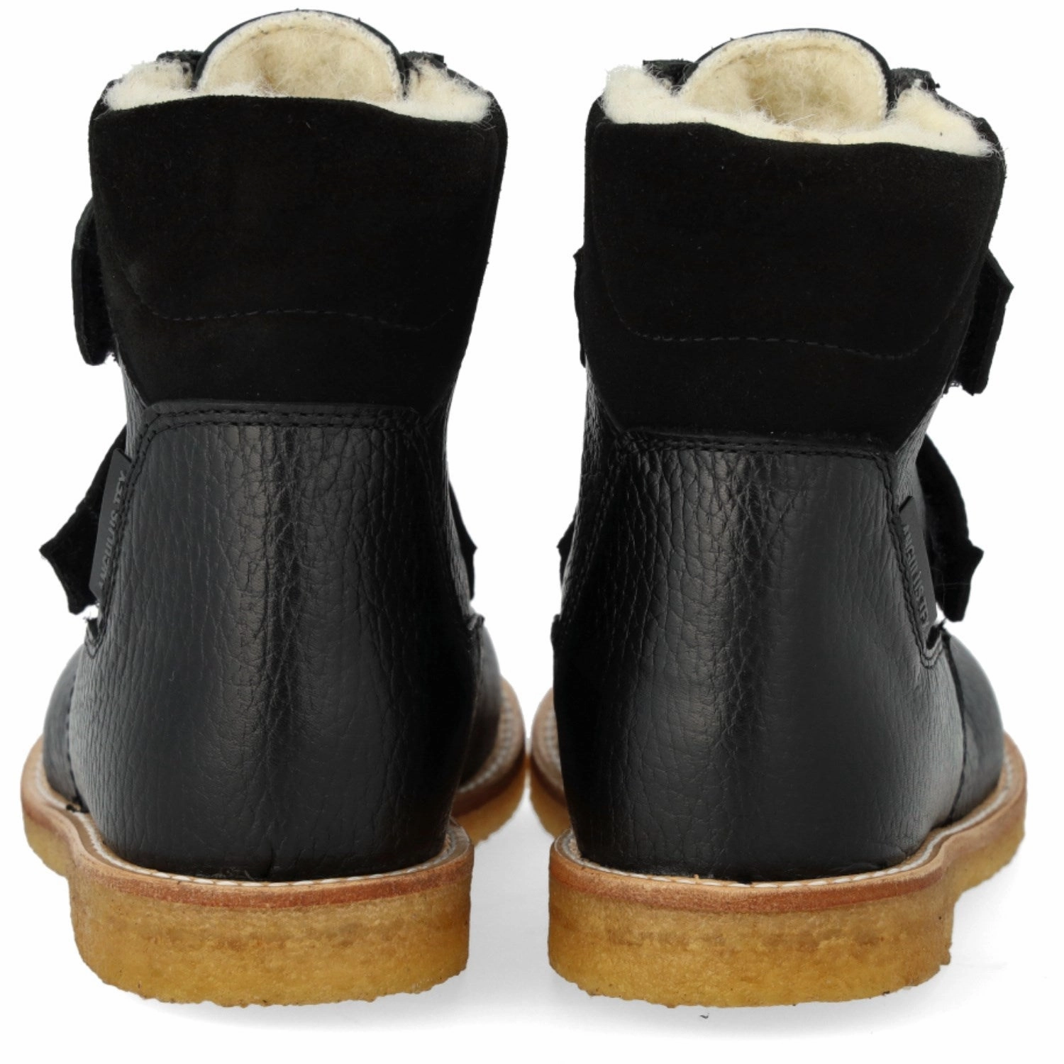 Hard Terrain Slip Resistant Mountain Climber Angulus Black TEX Boot with Velcro Closure