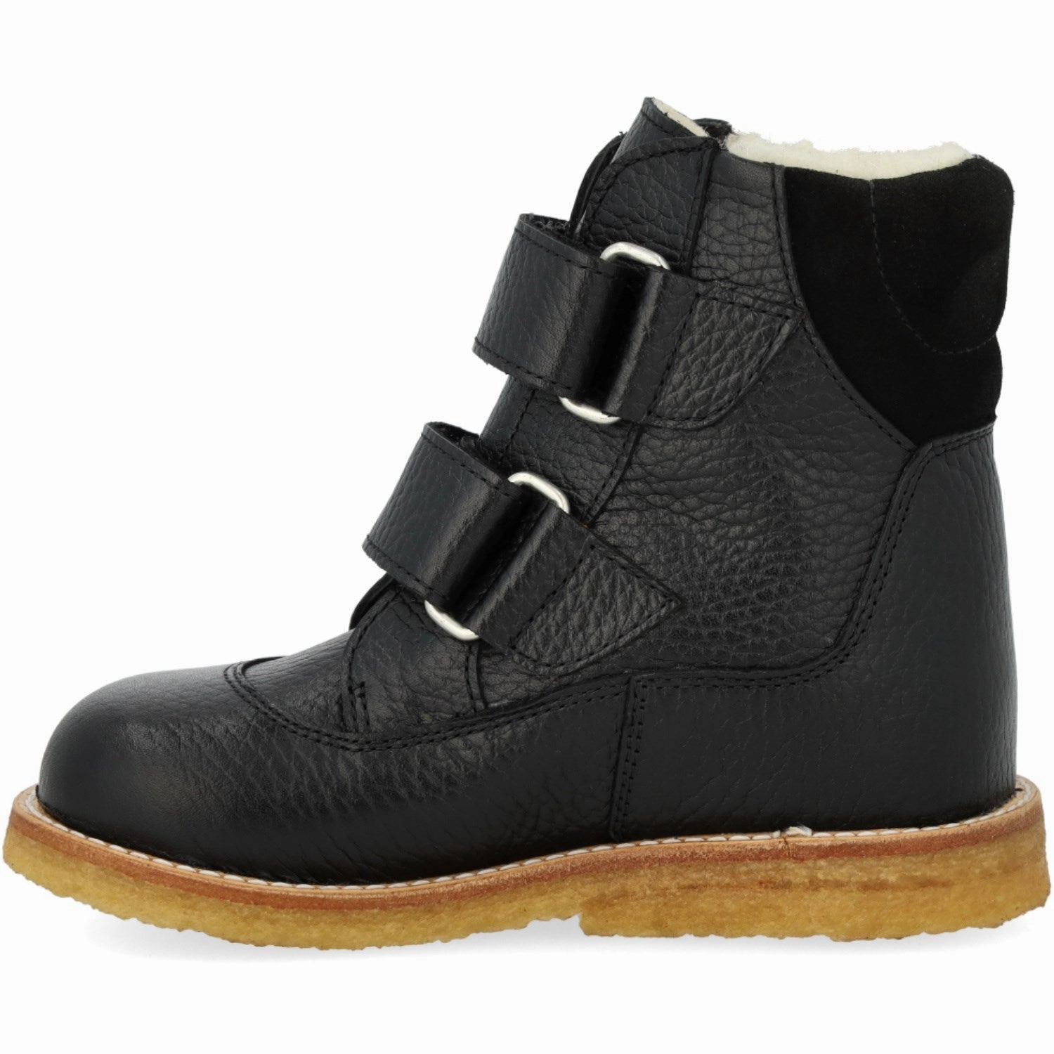 Sturdy Frame Angulus Black TEX Boot with Velcro Closure