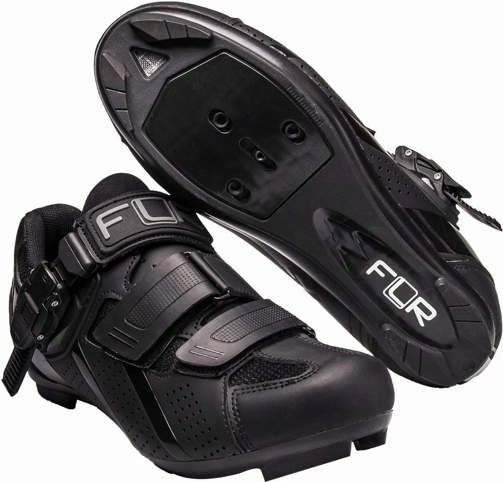 Lightweight Use FLR F15.III Mens Road Cycling Shoes - Black