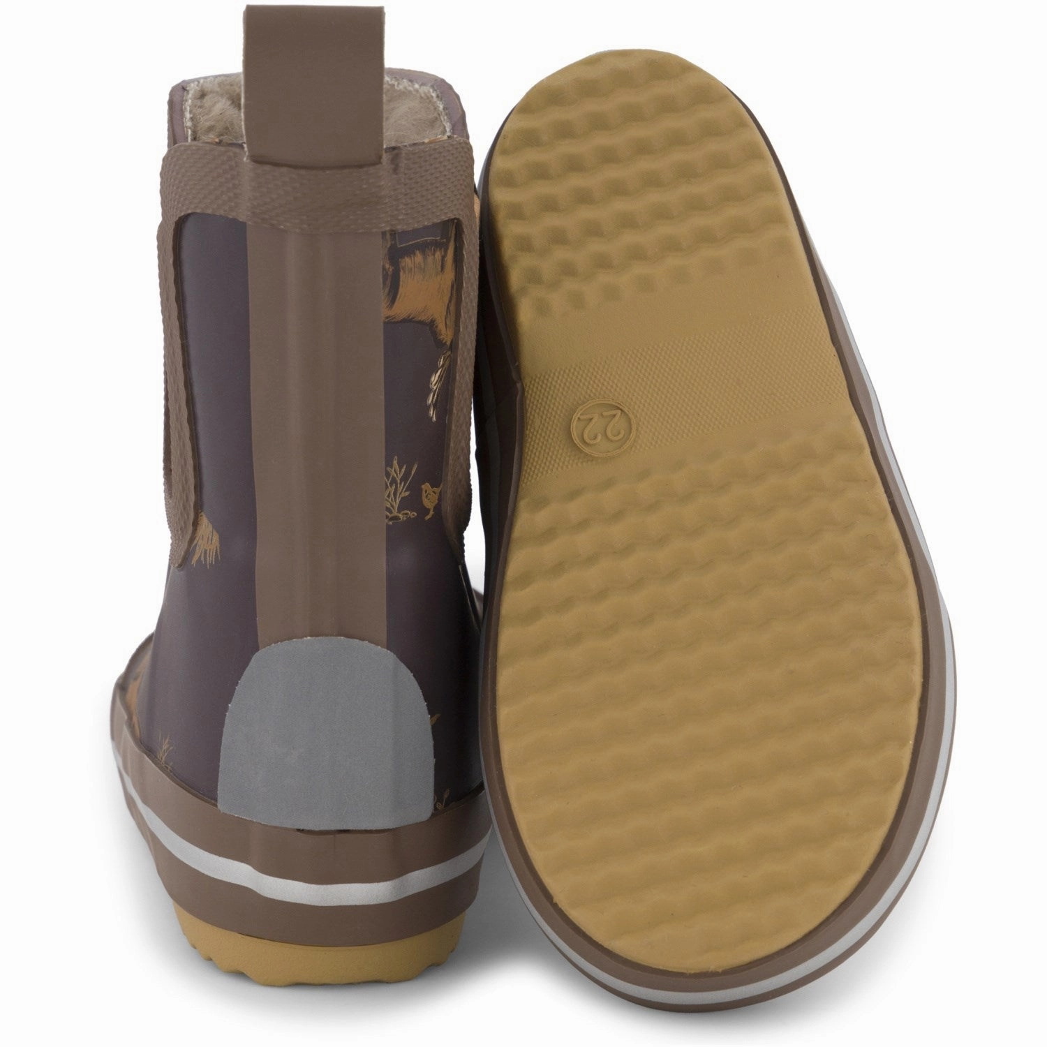 Fire Side Mikk-Line Mol?? Short Winter Wellies AOP