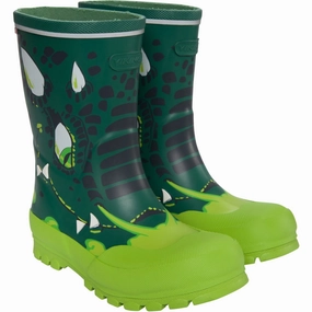 VIKING Bottlegreen/Multi Jolly Print Slip-On Style