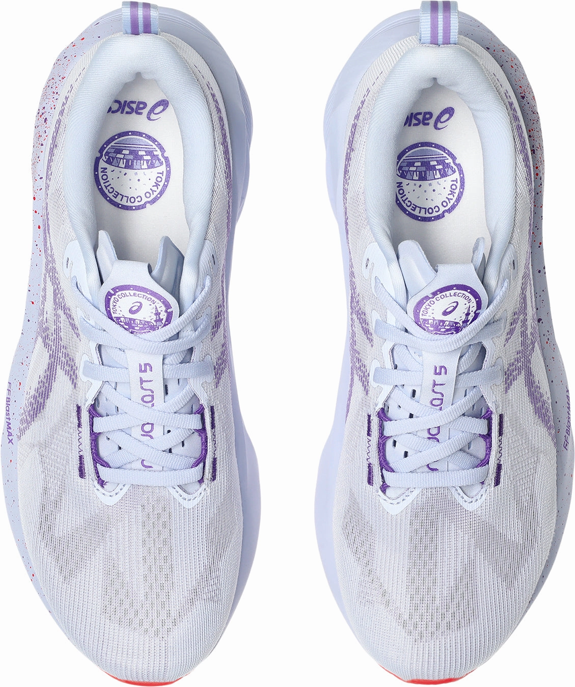 Asics NovaBlast 5 Tokyo Mens Running Shoes - Blue Ultra Rebound Foam Foot Shaping Last