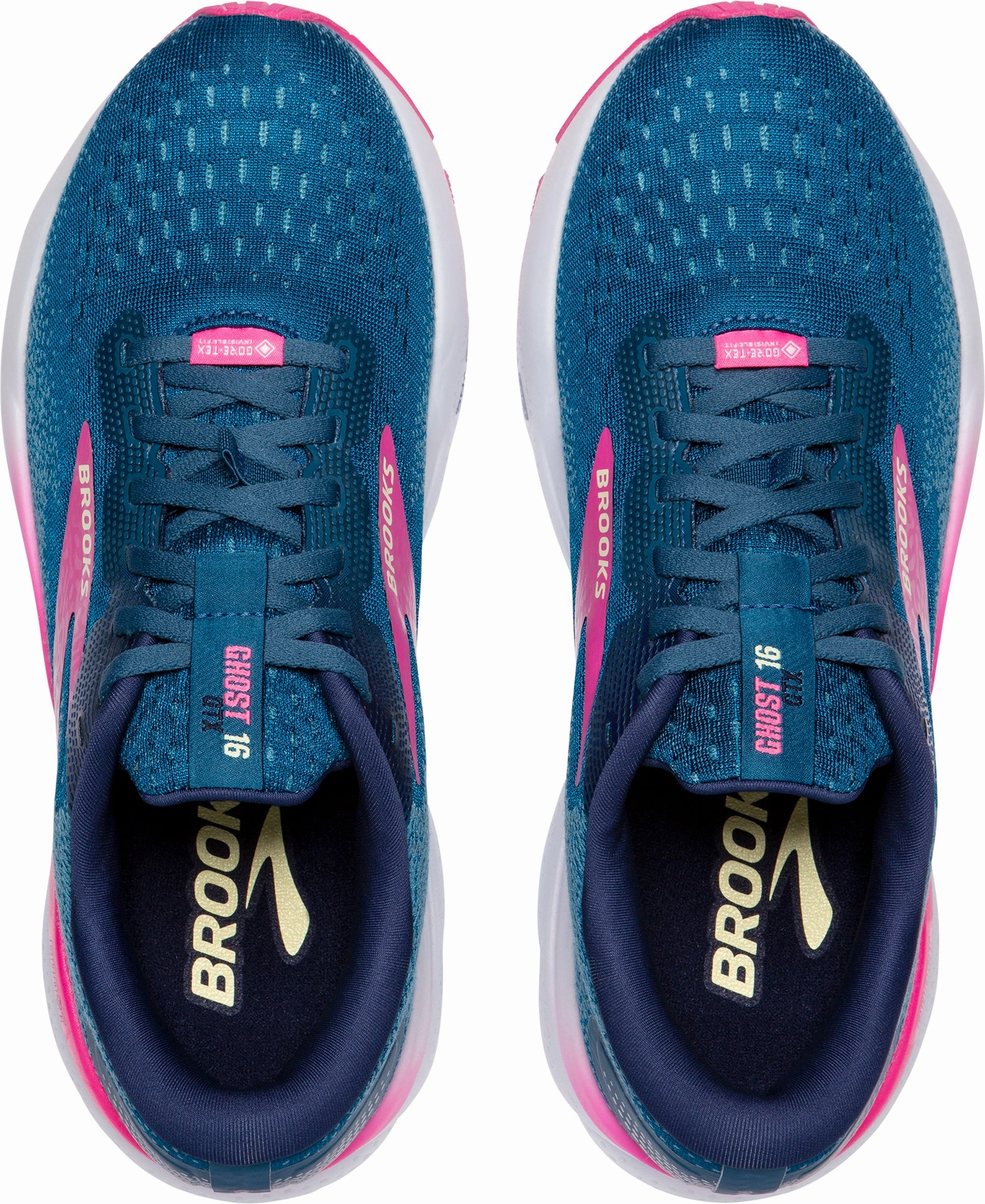 running in the heat Brooks Ghost 16 GORE-TEX Womens Running Shoes - Blue