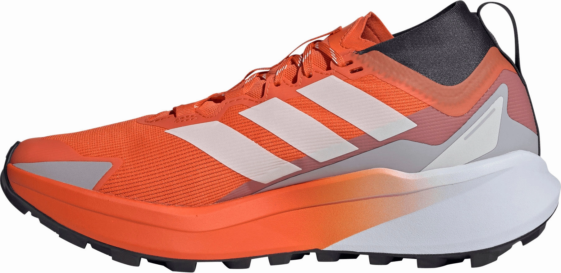 solid - color Seamless Technology adidas Terrex Agravic GORE-TEX Mens Trail Running Shoes - Orange