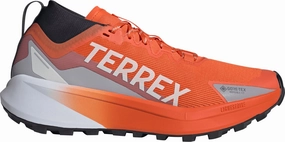 adidas Terrex Agravic GORE-TEX Mens Trail Running Shoes - Orange anatomical