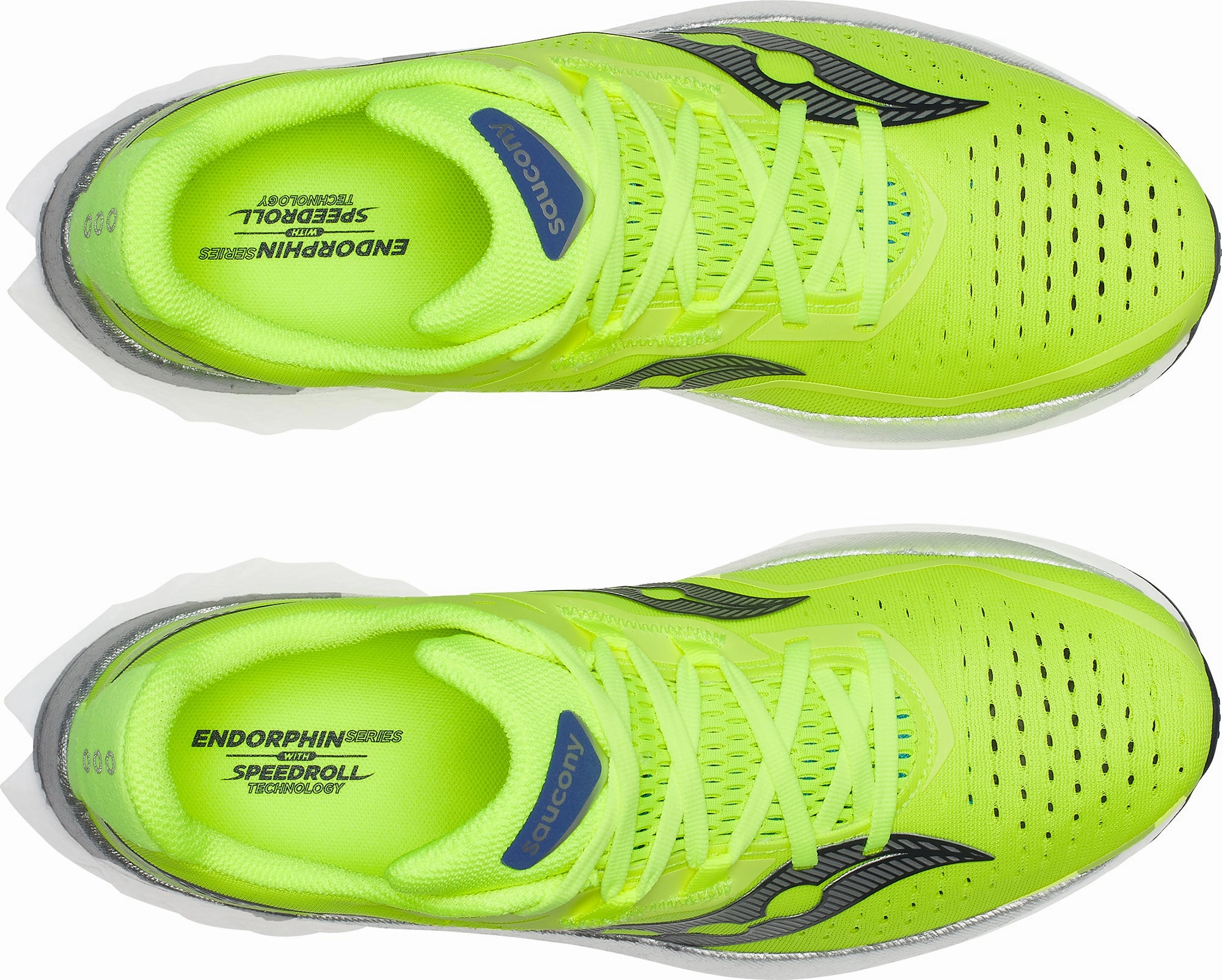 Ultra Breathable Mesh Saucony Endorphin Speed 4 Mens Running Shoes - Yellow