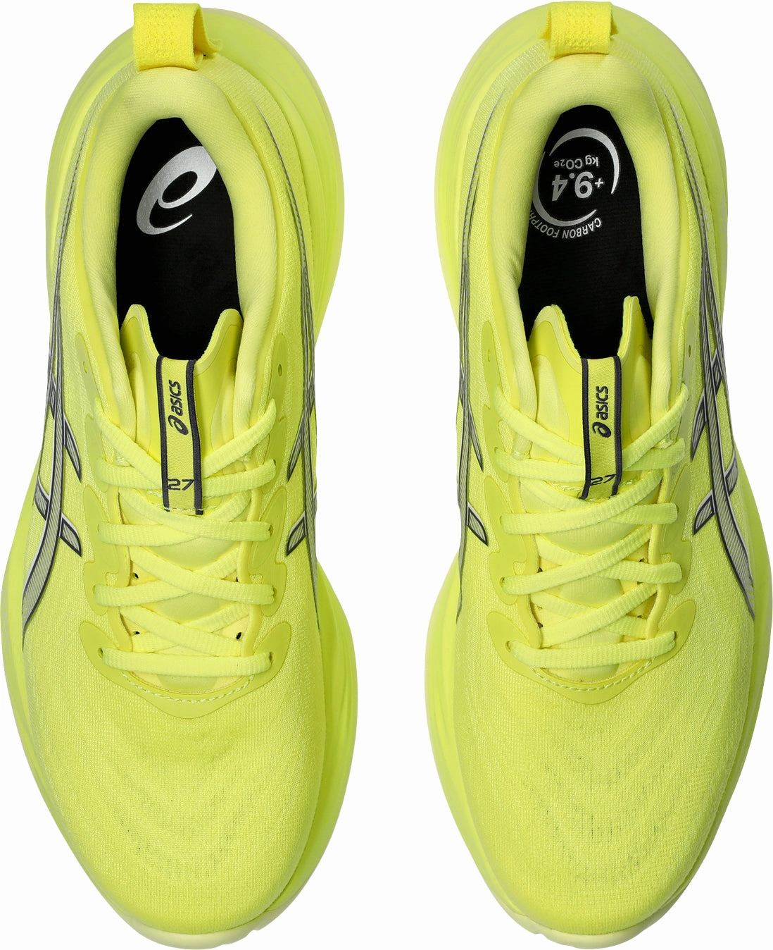 stability feature Compression Fit Lining Asics Gel Cumulus 27 Mens Running Shoes - Yellow