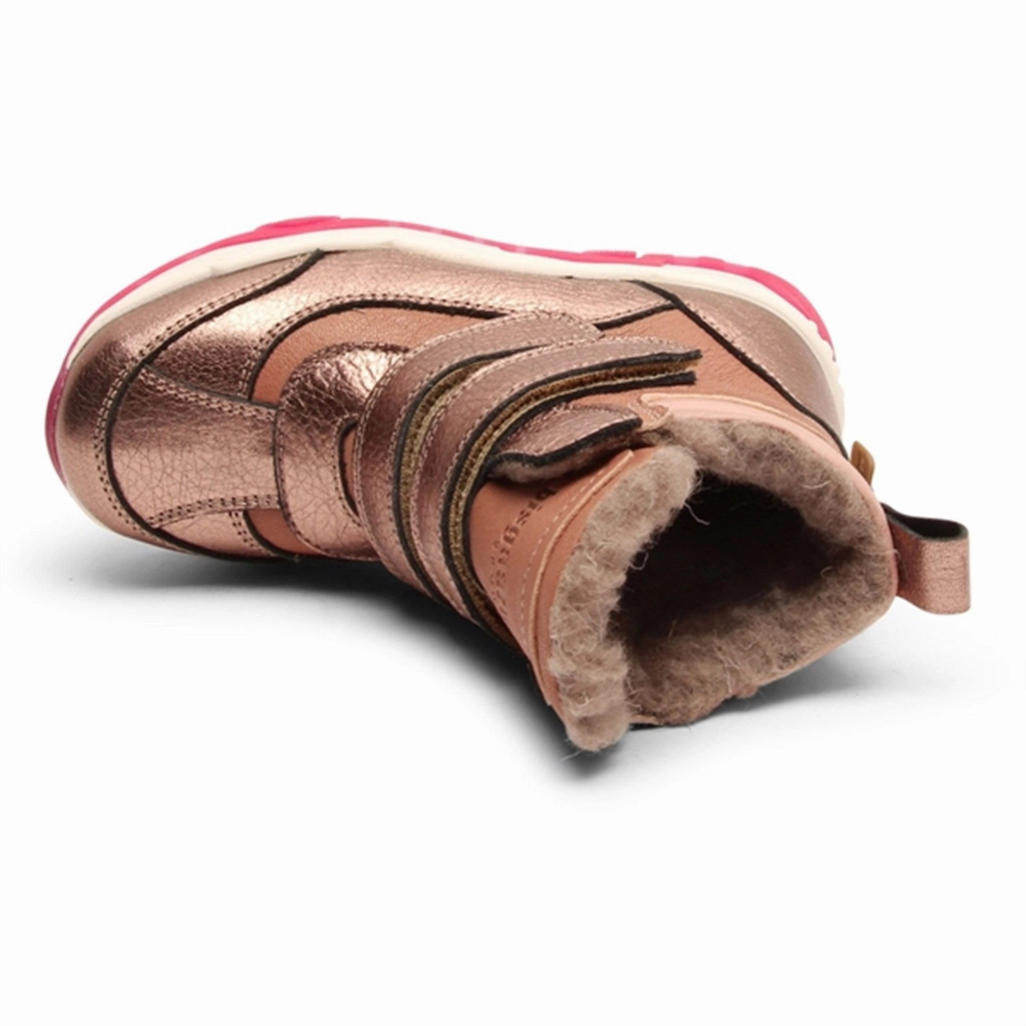 Bisgaard Dorelle Tex Boots Rose Gold Metallic Travel Friendly