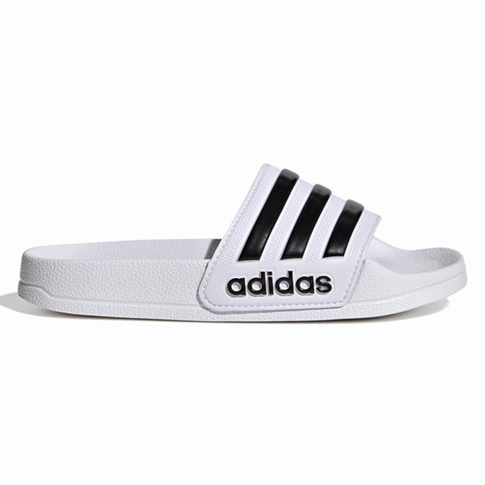 Cushioned Footbed Design adidas Originals Adilette Pool Slide White / Core Black