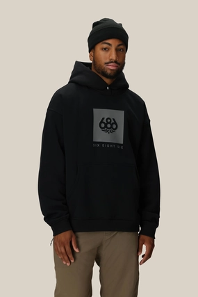 686 Knockout Logo Premium Heavyweight Pullover Hoody Effortless Comfort Wear Stylish