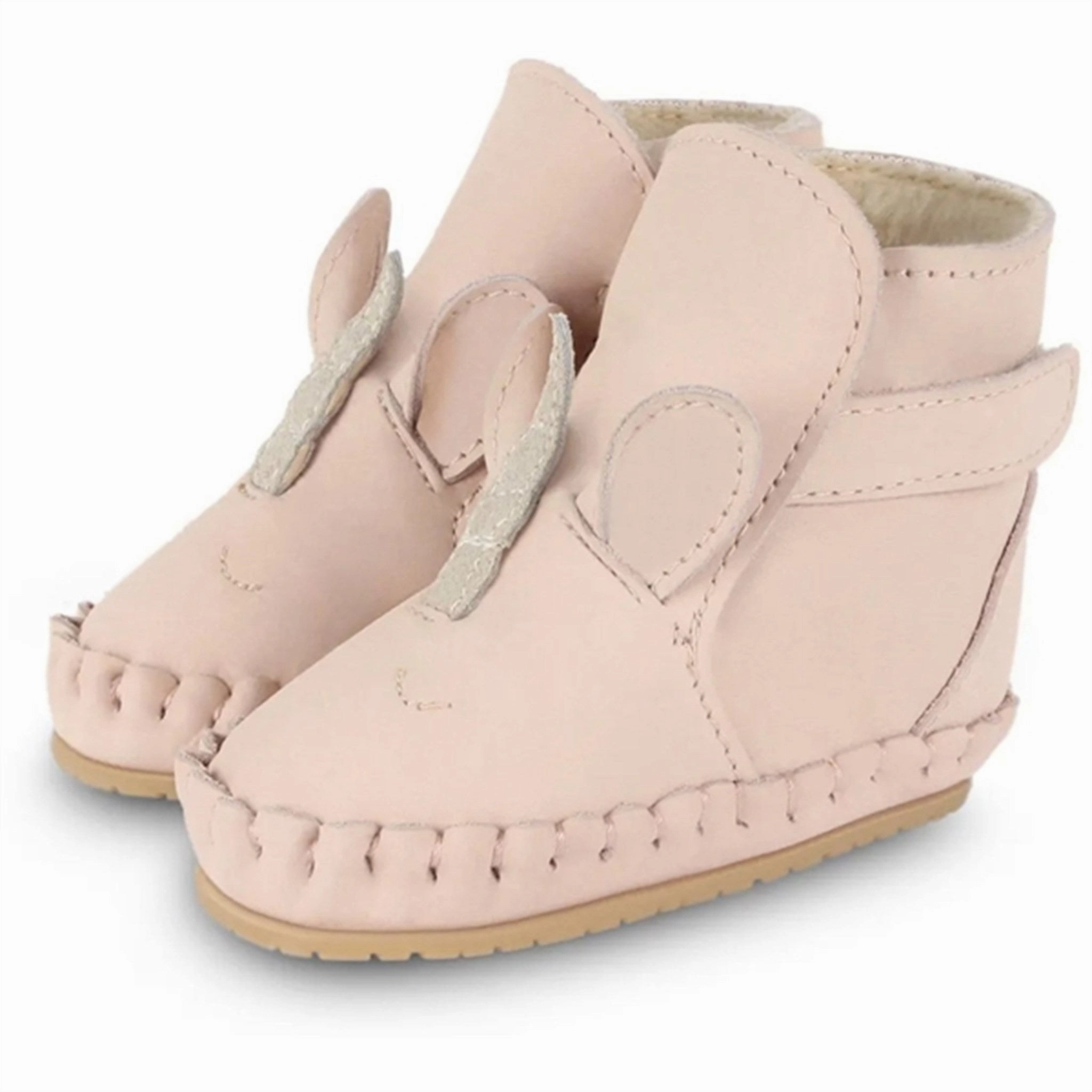 Abrasion resistant Donsje Baby Kapi Special Lining Futter Unicorn Light Rose Leather