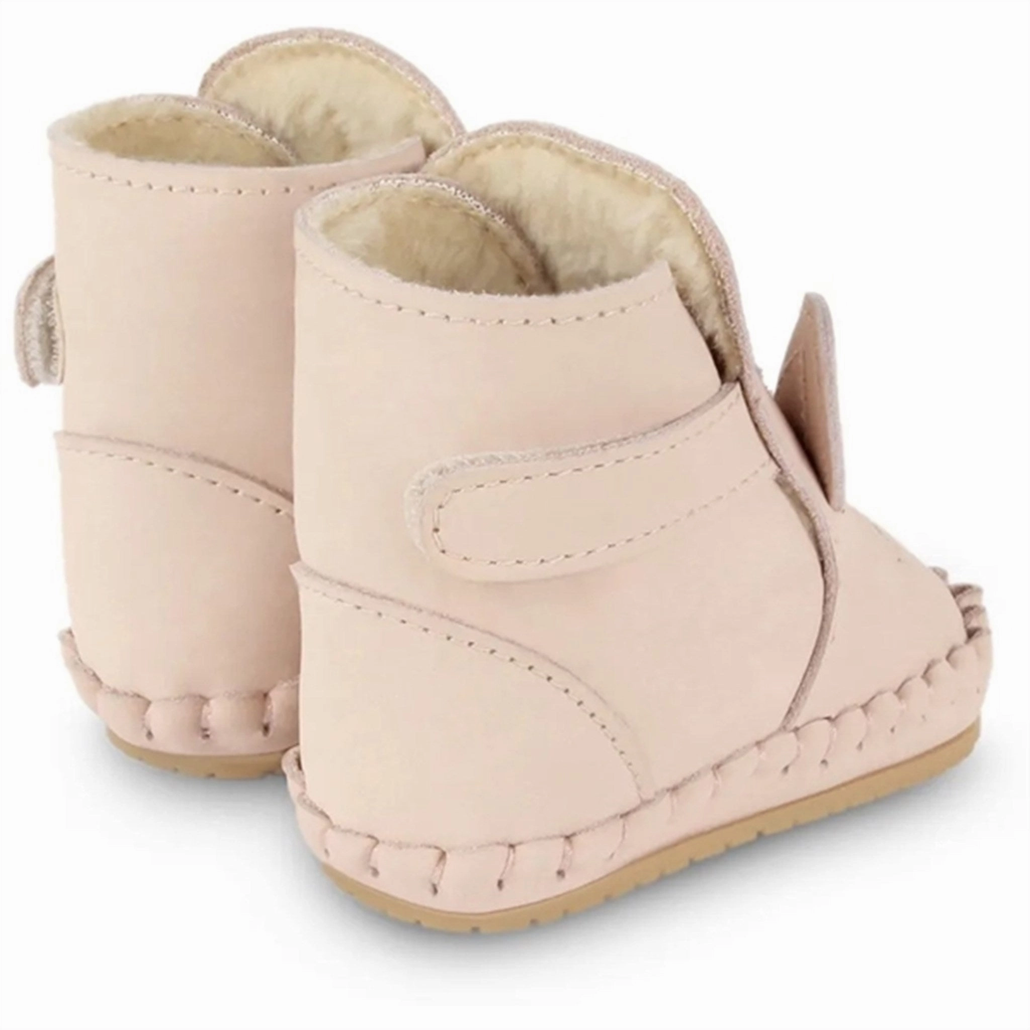 Donsje Baby Kapi Special Lining Futter Unicorn Light Rose Leather Reinforced Toe Guard Effortless Travel Fit