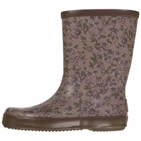 Wheat Rubber Boots Alpha Magnolia Chunk Heel