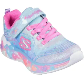 Casual Style Breathable TPU Skechers Eternal Heart Lights Sneakers